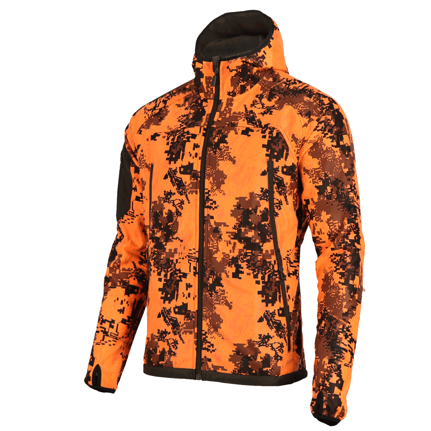 Pirscher Gear Omkeerbare Hoodie Jas (Blaze/Bruin)