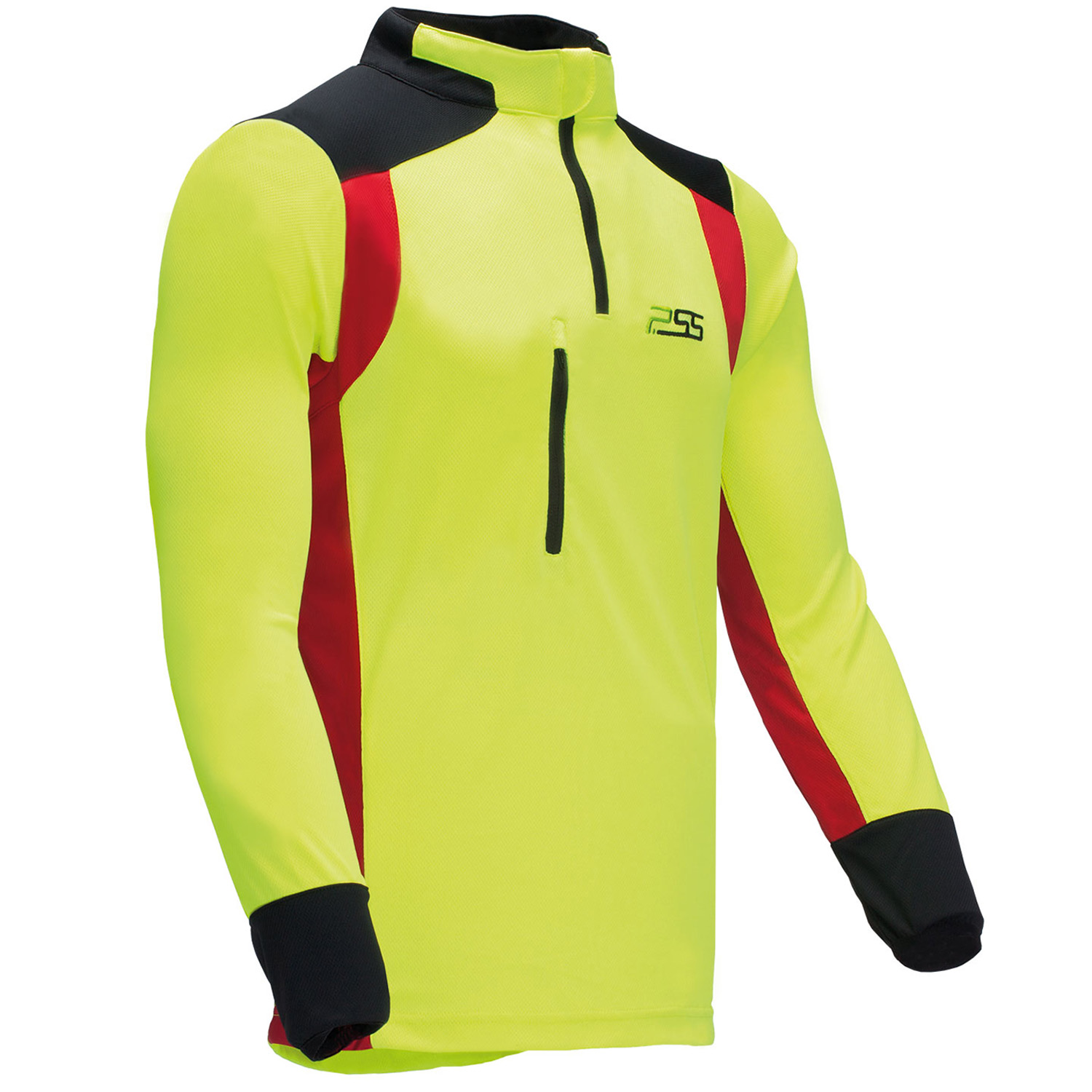  P.SS X-treme Skin fleece shirt (geel/rood)