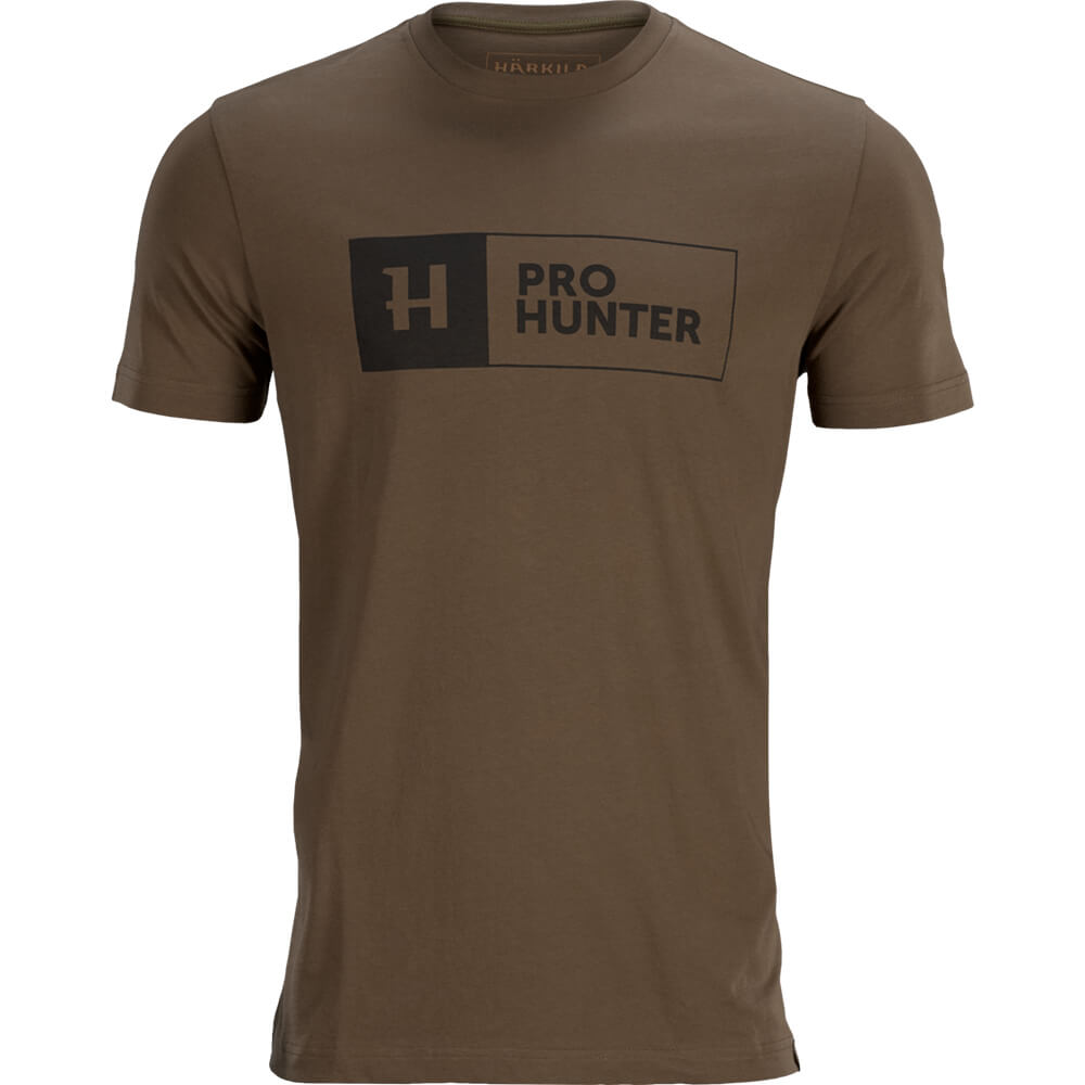  Härkila T-shirt Pro Hunter (Leisteenbruin) - Jachtshirts