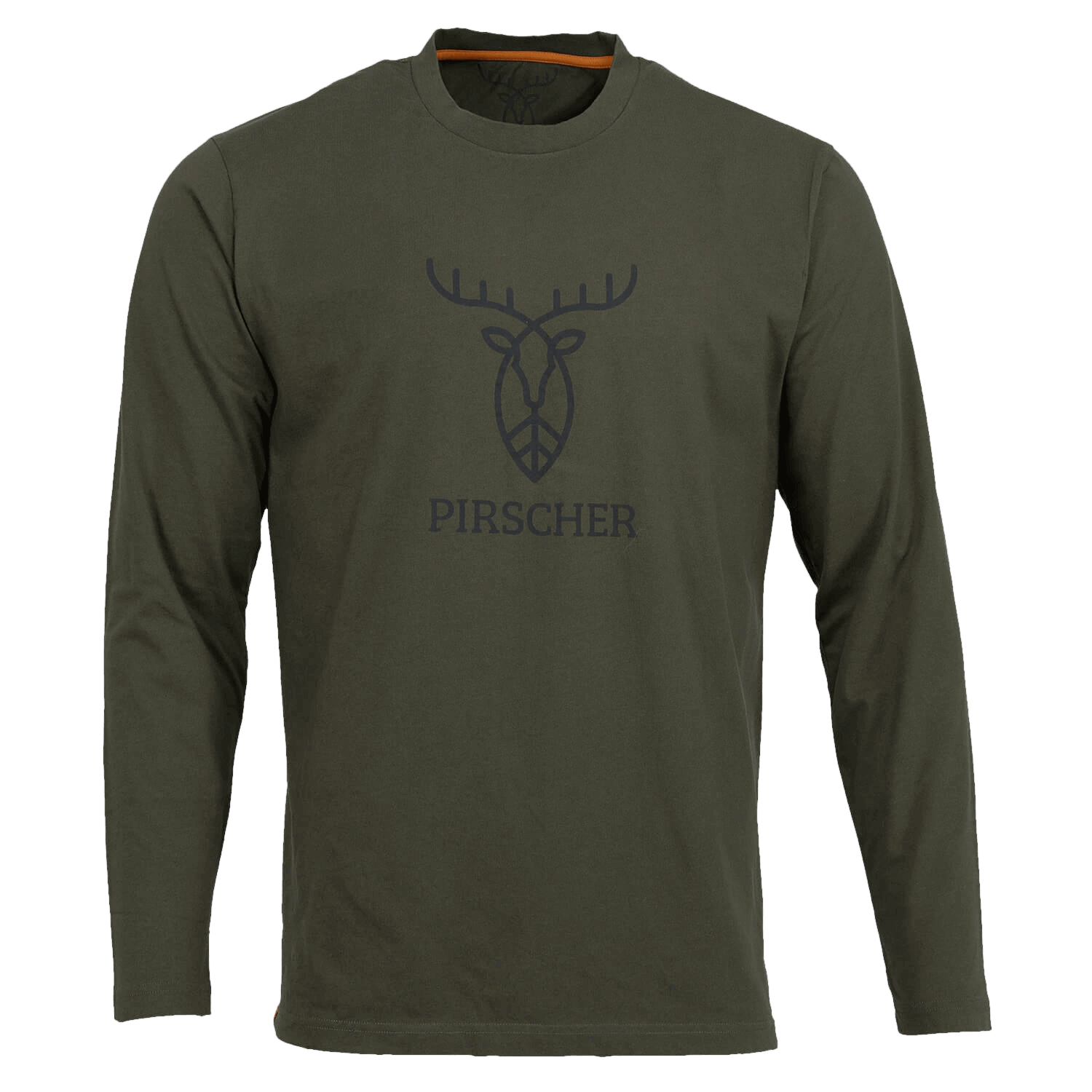  Pirscher Gear LS Shirt Logo (Groen) - Jachtshirts