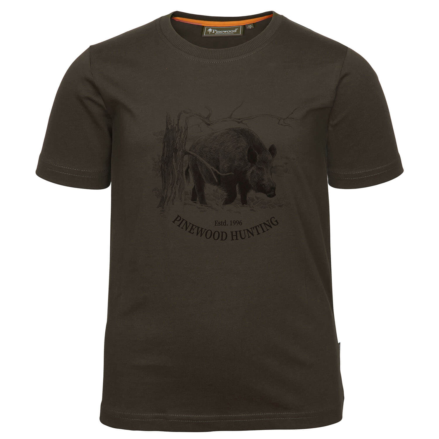  Pinewood T-shirt Wild Zwijn Kinderen - Kinder jachtkleding