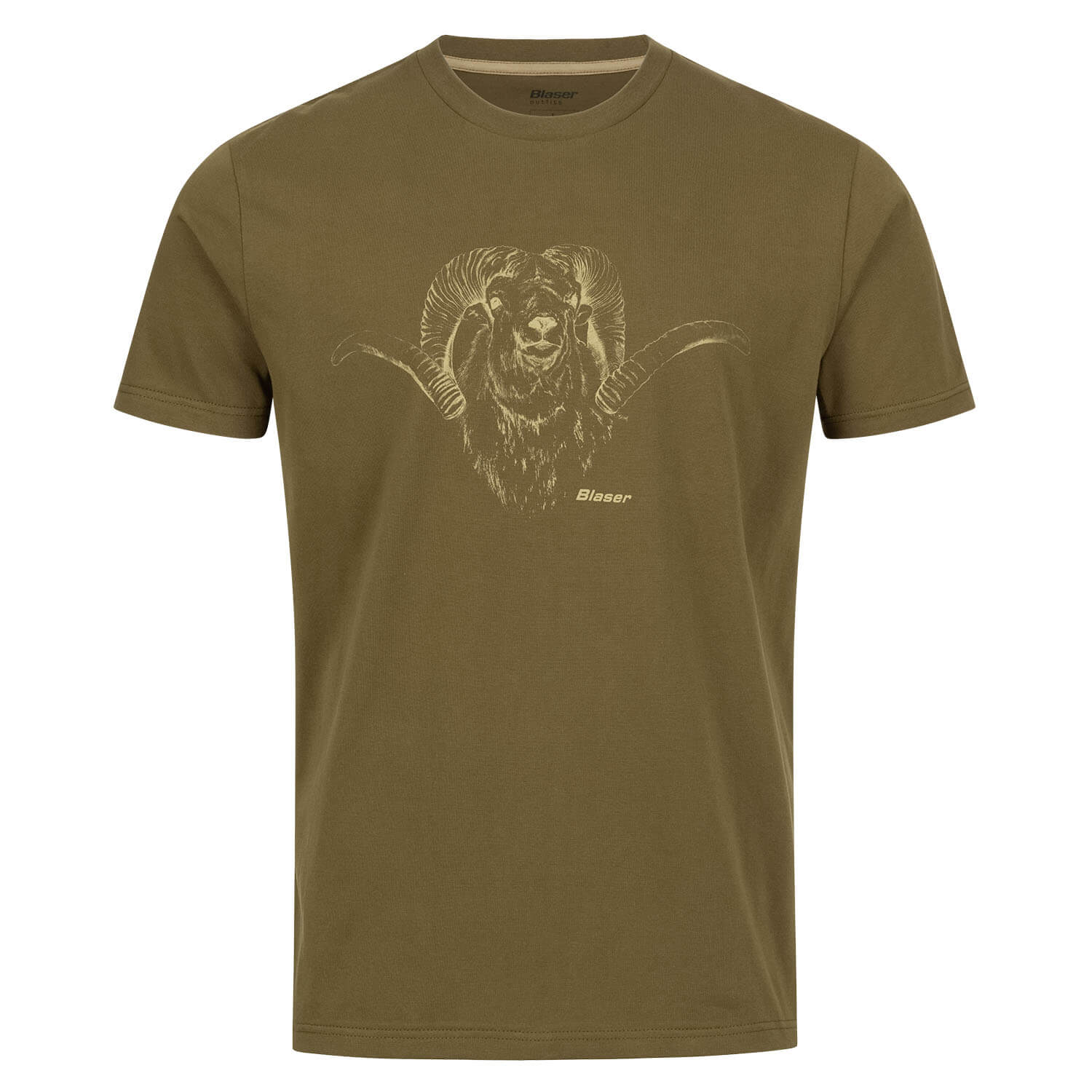  Blaser Maurice T-shirt (olijfkleur) - Jachtshirts