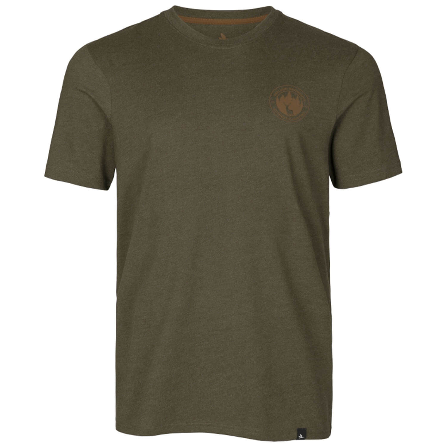  Seeland T-shirt Saker (Dennengroen gemêleerd) - Jachtshirts