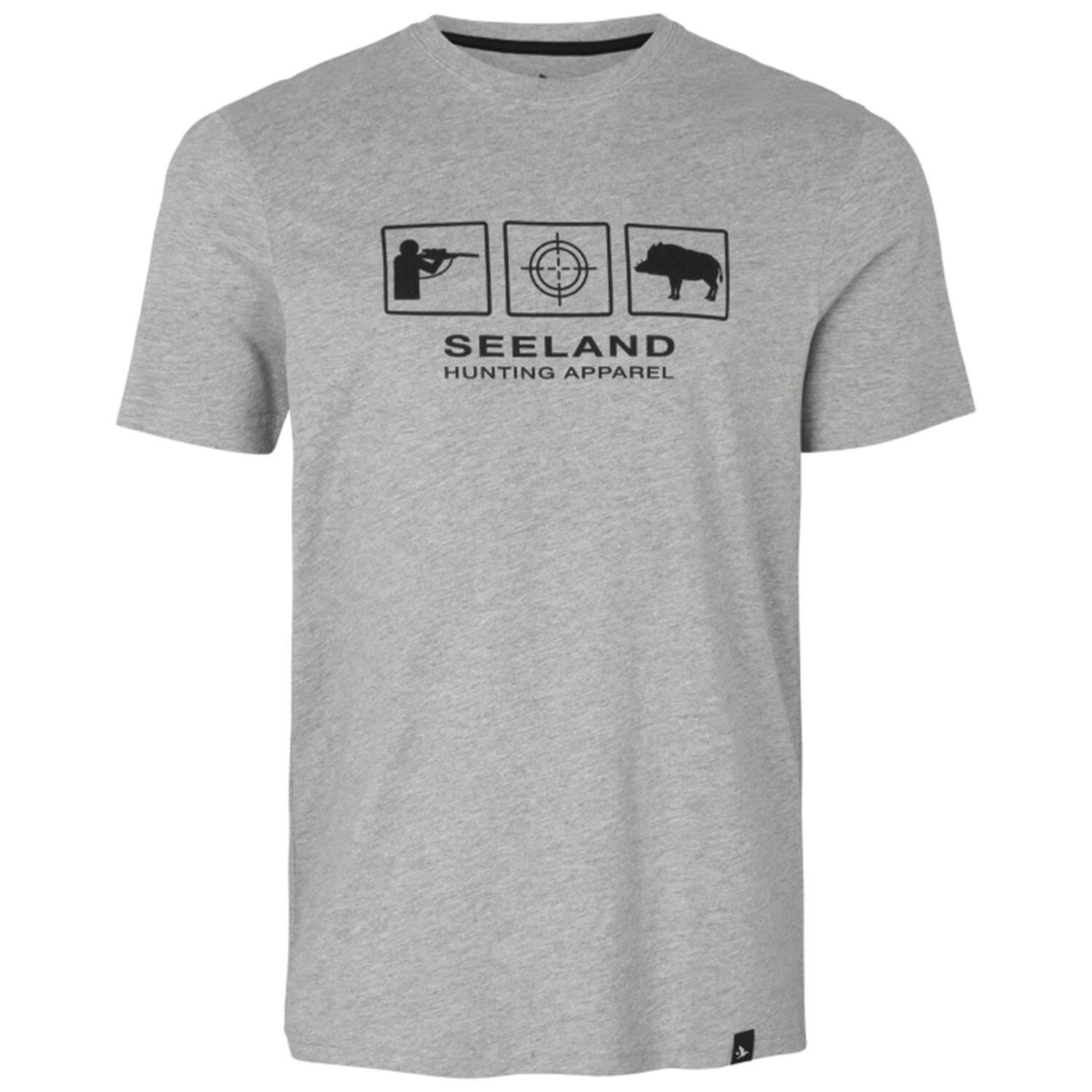  Seeland T-shirt Lanner (Donkergrijs gemêleerd)