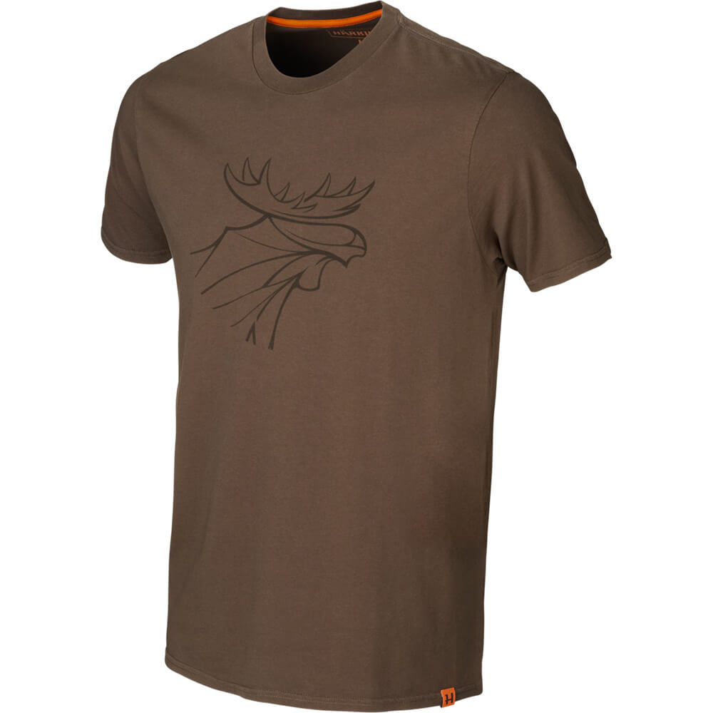  Härkila T-shirt 2-pack grafisch (wilgengroen/laatbruin)
