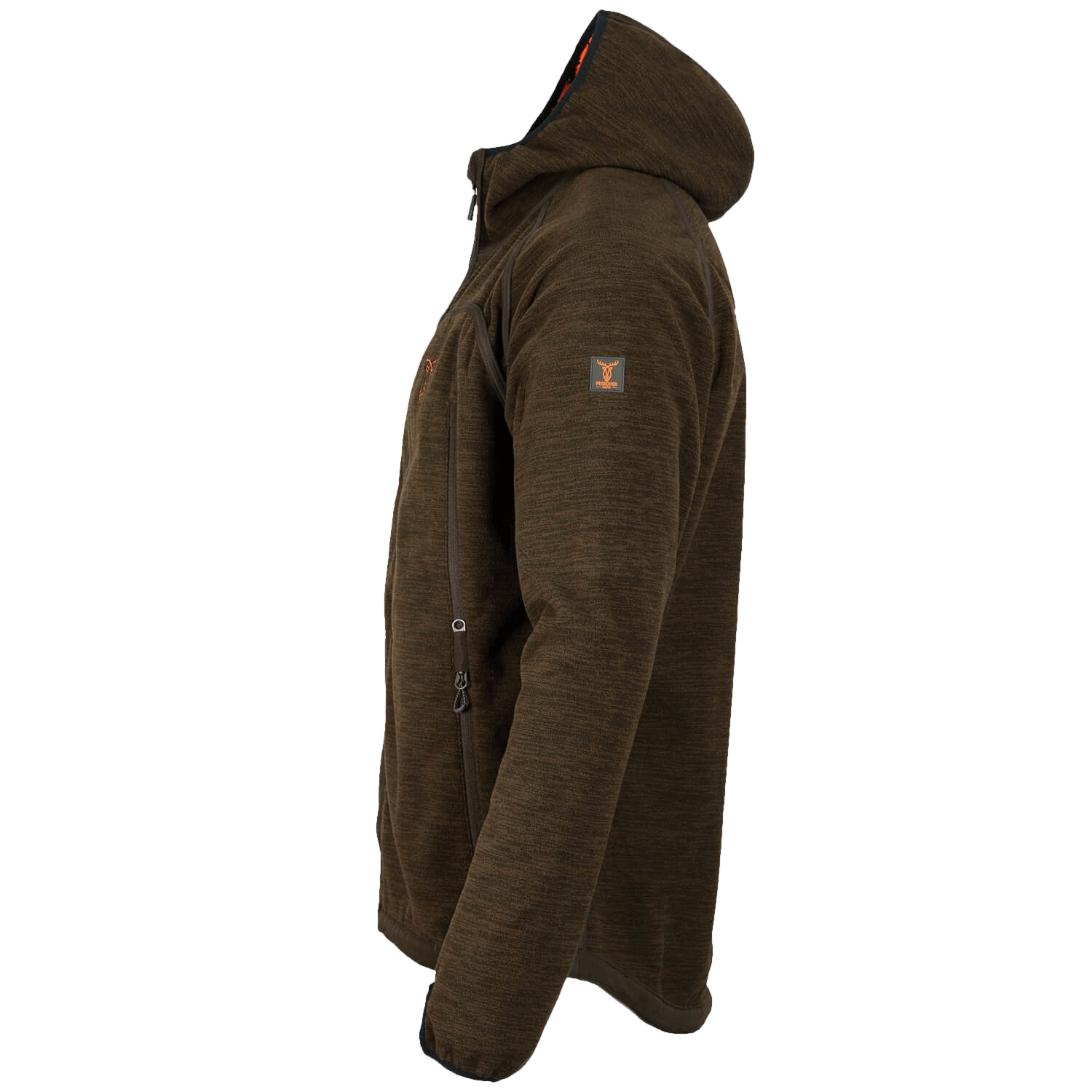 Pirscher Gear Omkeerbare Hoodie Jas (Blaze/Bruin)