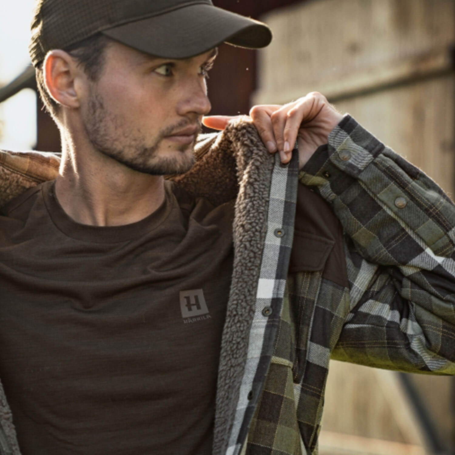  Härkila T-shirt Base All Season (Schaduwbruin)