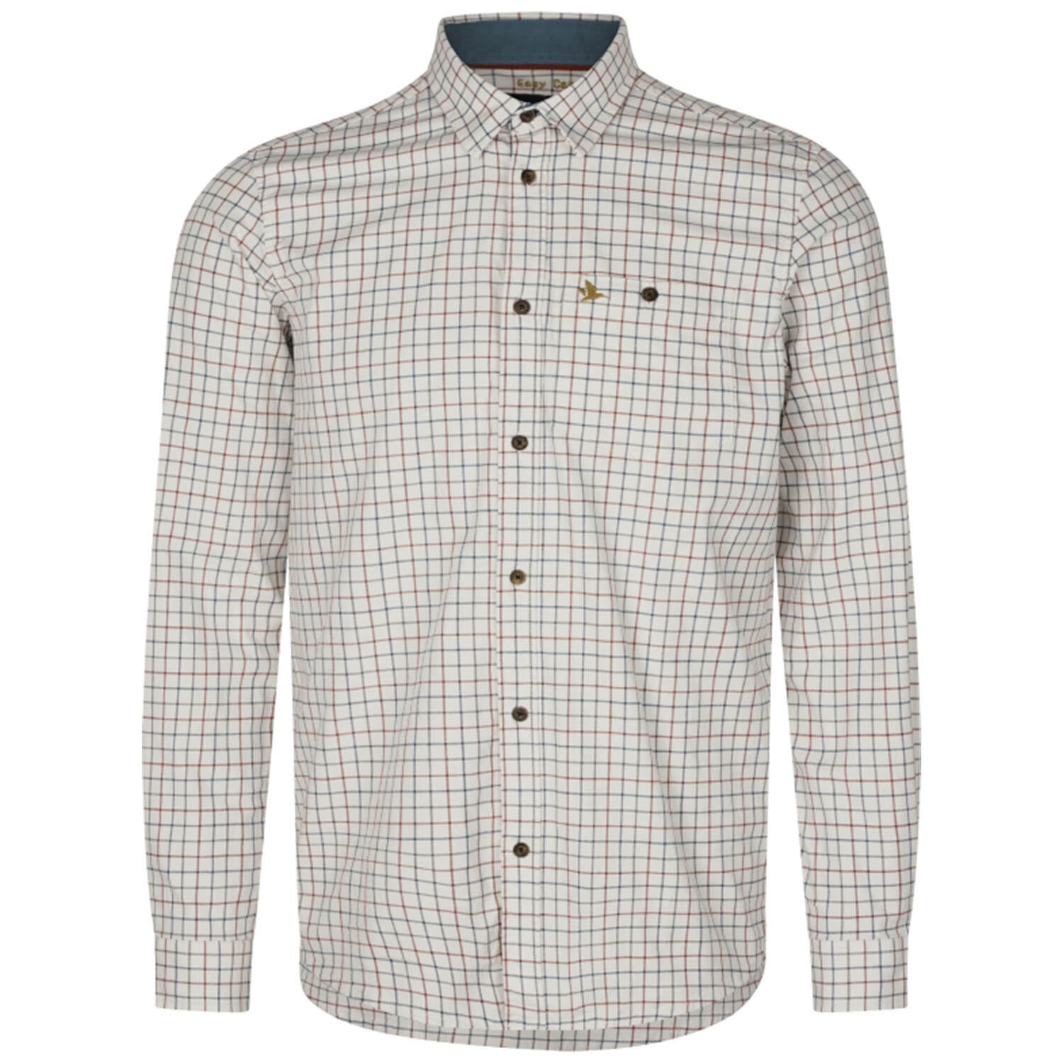  Seeland Oxford jachthemd (Grape Leaf/Terracotta Check)