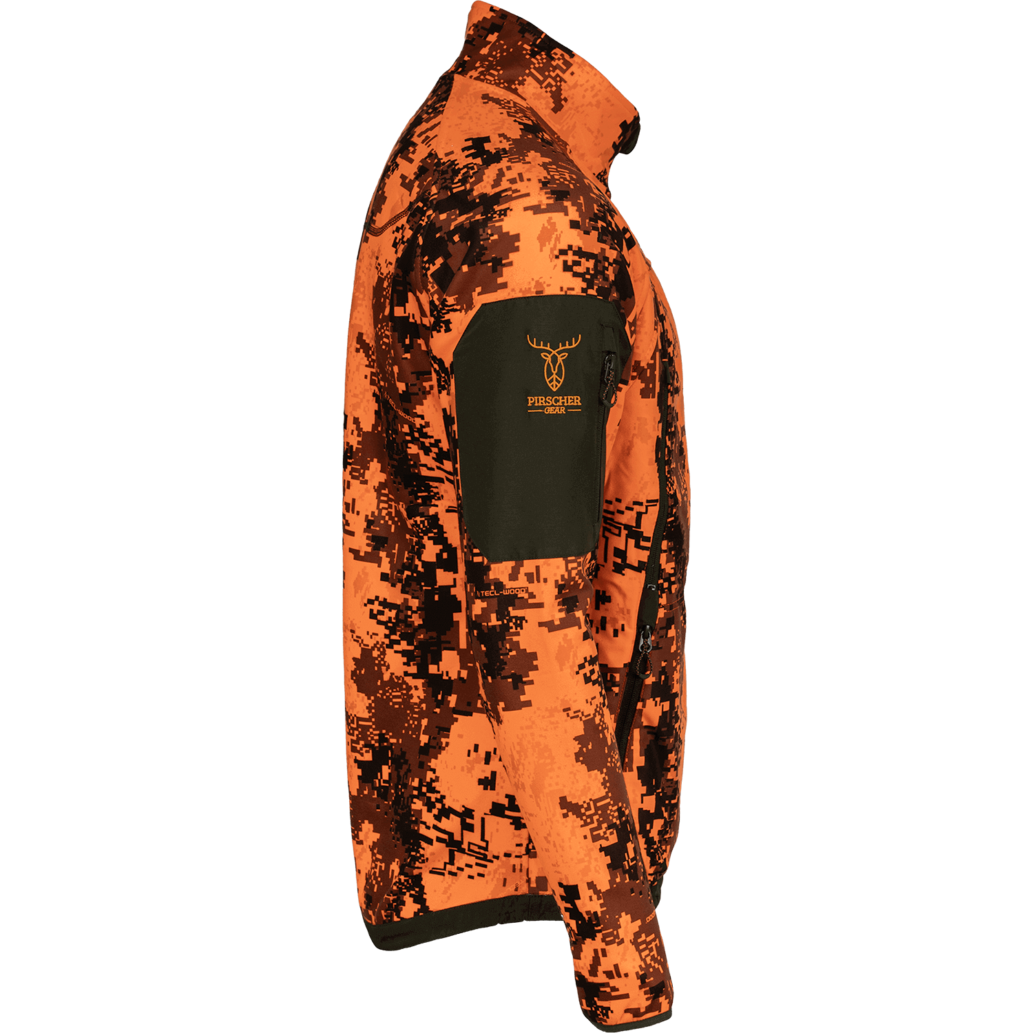 Pirscher Gear Omkeerbare Fleecejas (Blaze/Bruin)