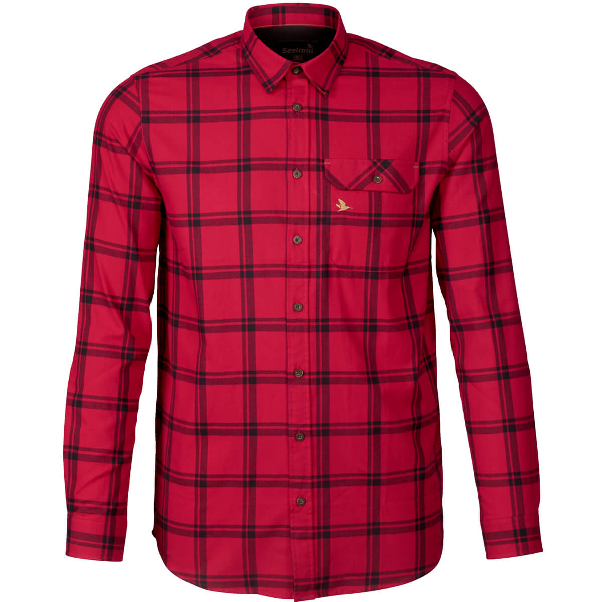  Seeland Highseat shirt Hunter (rood) - Overhemden