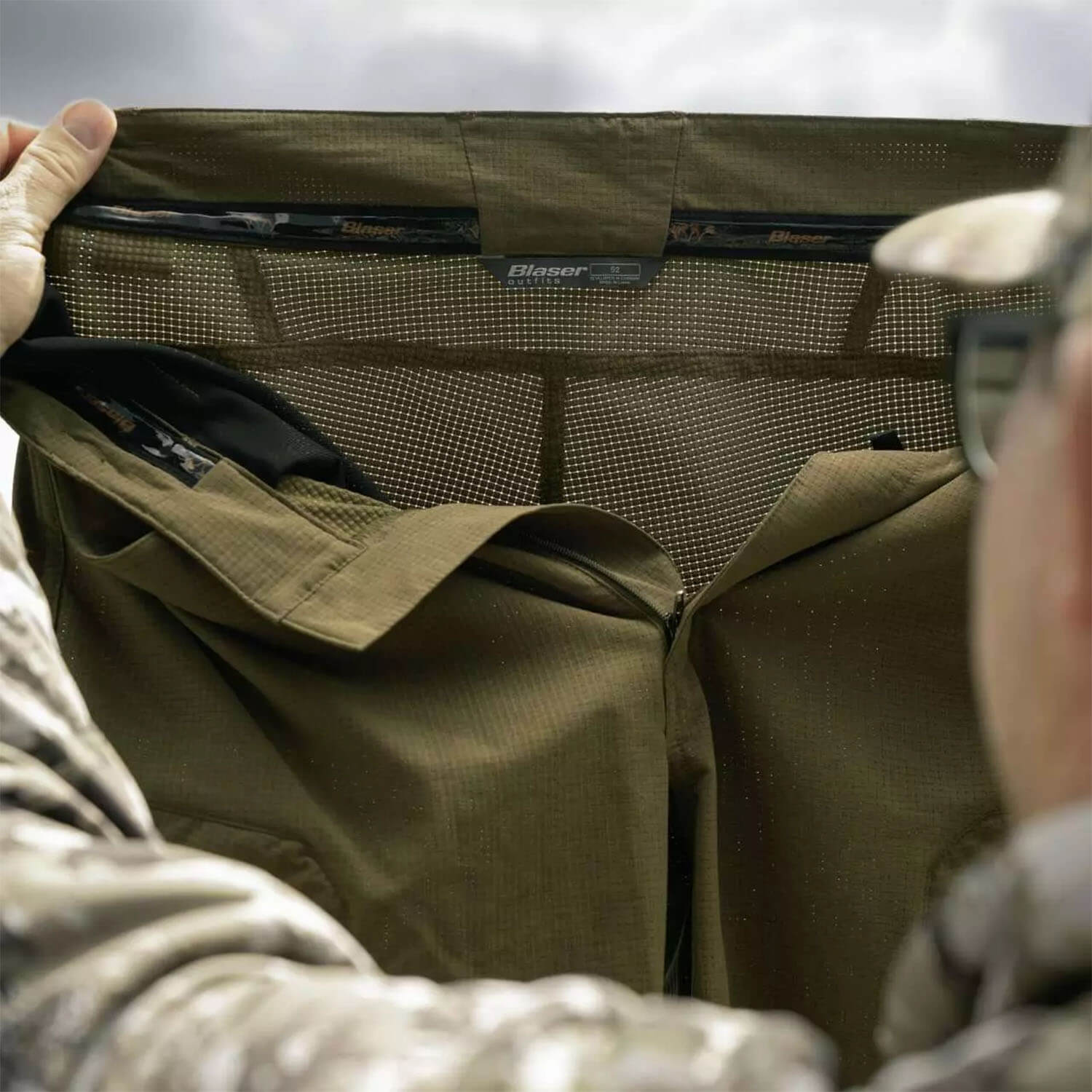  Blaser HunTec Jachtbroek AirFlow (Donker Olijf)