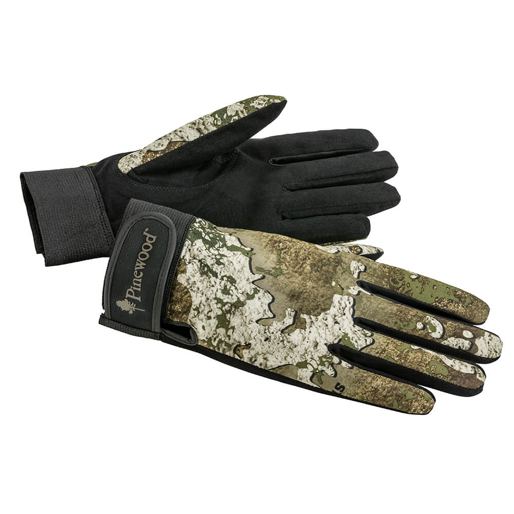  Pinewood Handschoenen Thüringen (Strata/Zwart) - Camouflage handschoenen