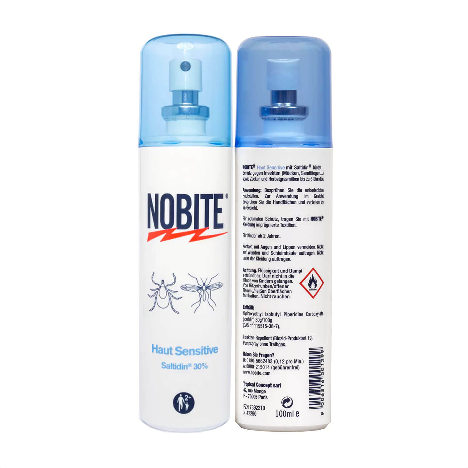 Nobite insectenbescherming Spray voor de gevoelige huid 100ml