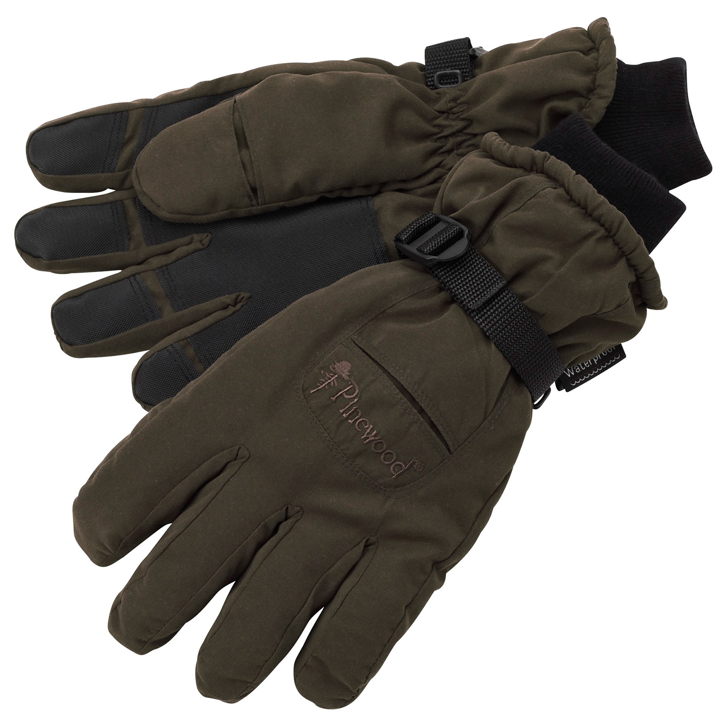  Pinewood Winterhandschoen met membraan (Suede Bruin) - Handschoenen