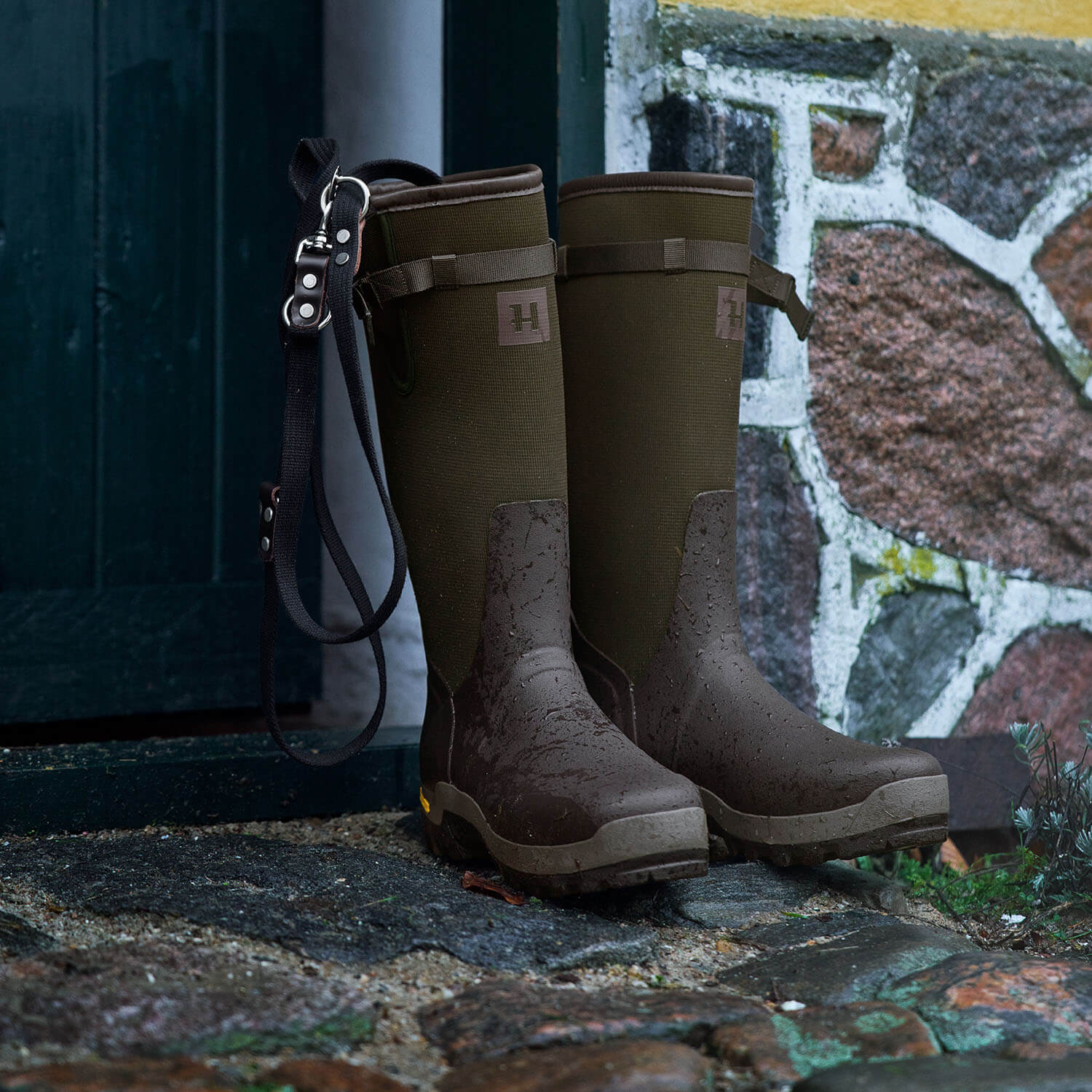Härkila Gummistiefel Forester Textile (Willow Green)