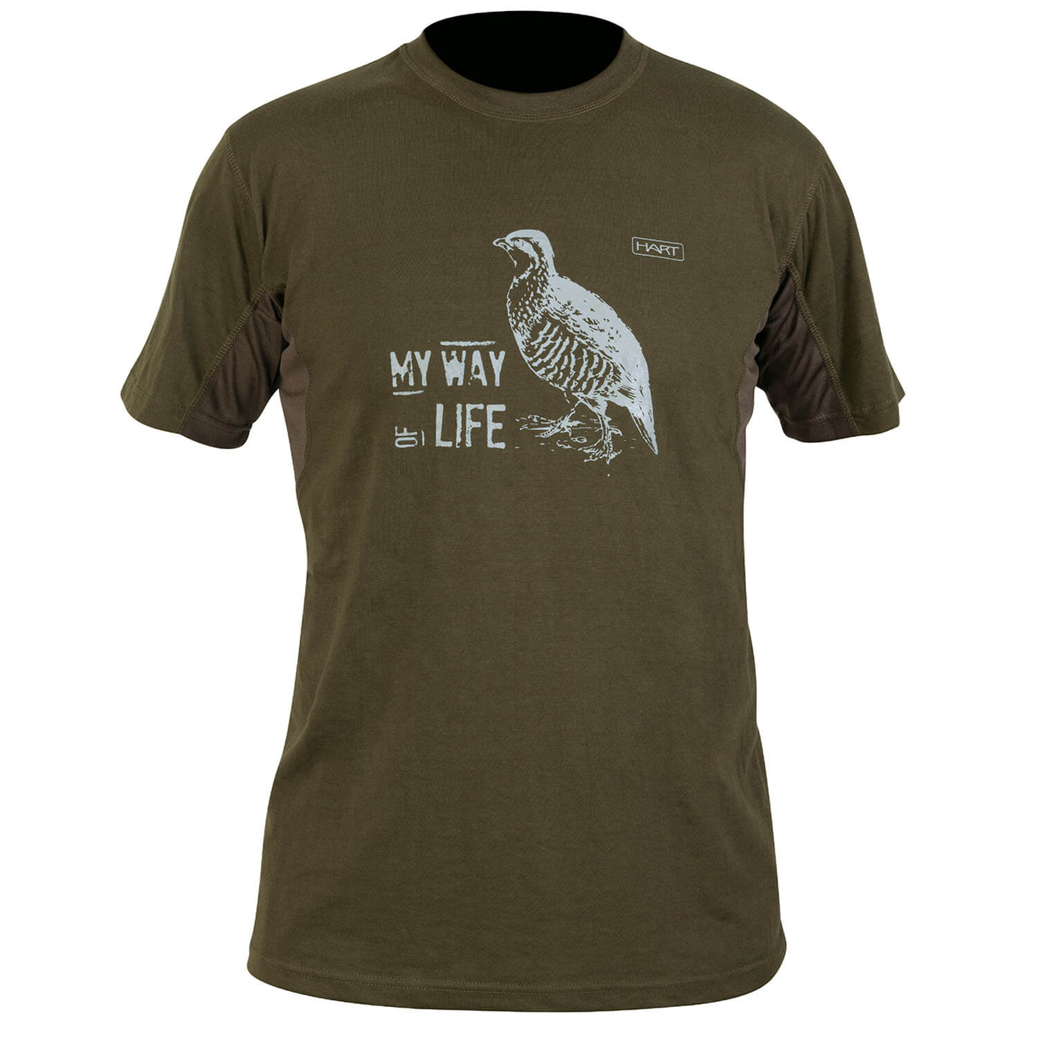  Hart T-shirt Branded Partridge - Jachtshirts