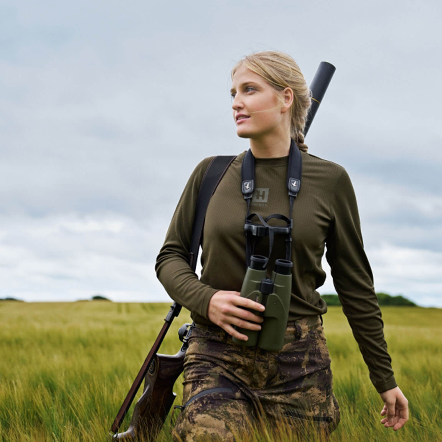  Härkila Damesshirt met lange mouwen Instinct (Willow Green)