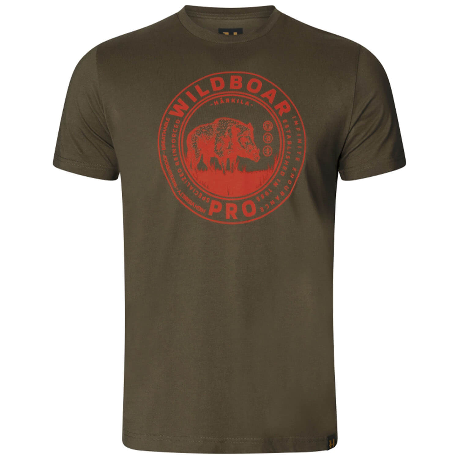  Härkila T-shirt Wild zwijn (Wilgengroen) - Jachtshirts