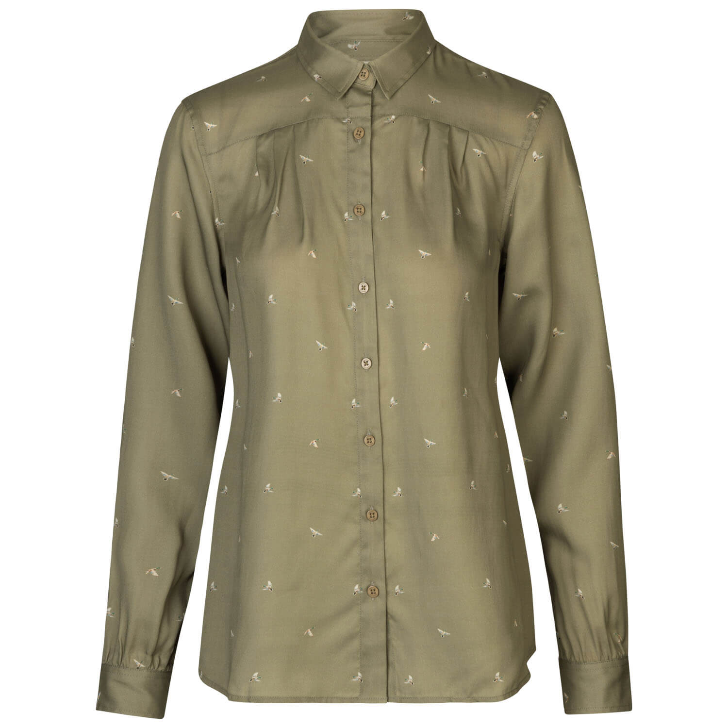  Härkila Damesshirt Abigail (Stofgroen) - Blouses & shirts