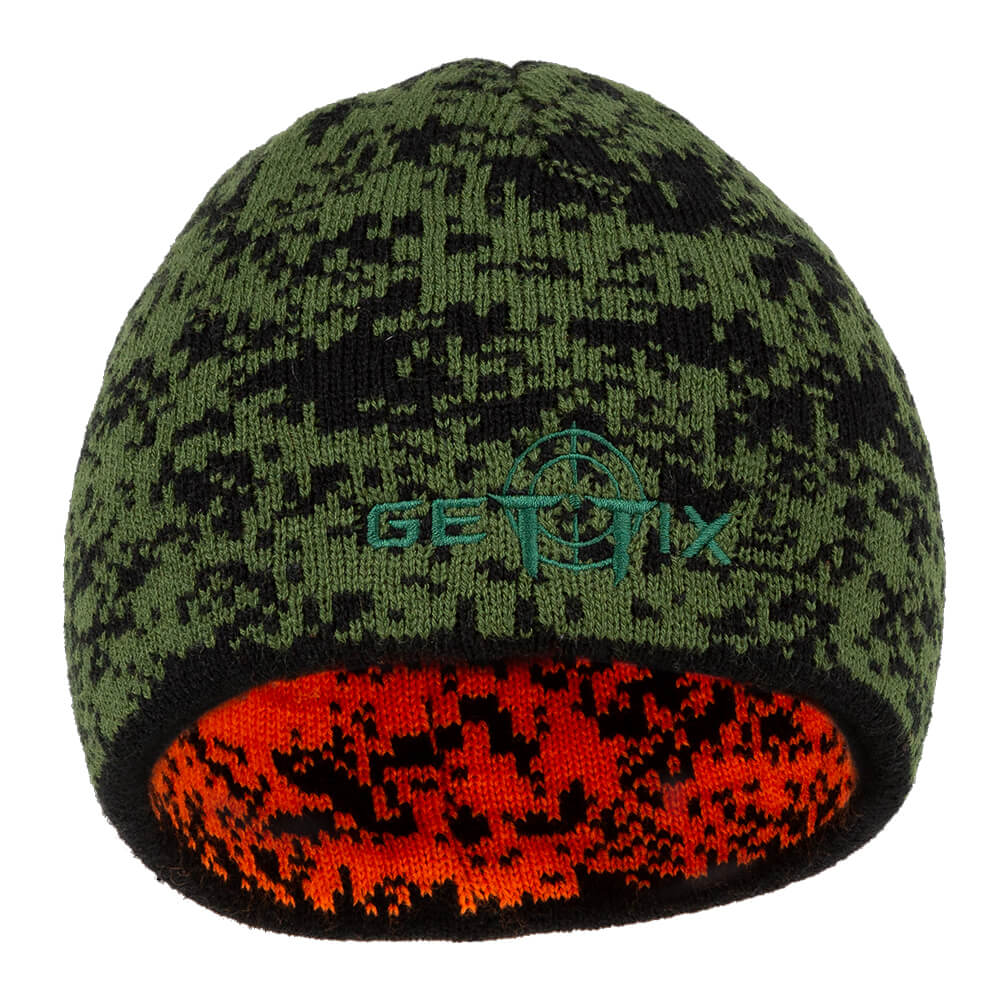  Gettix Omkeerbare pet (groen/oranje camo)