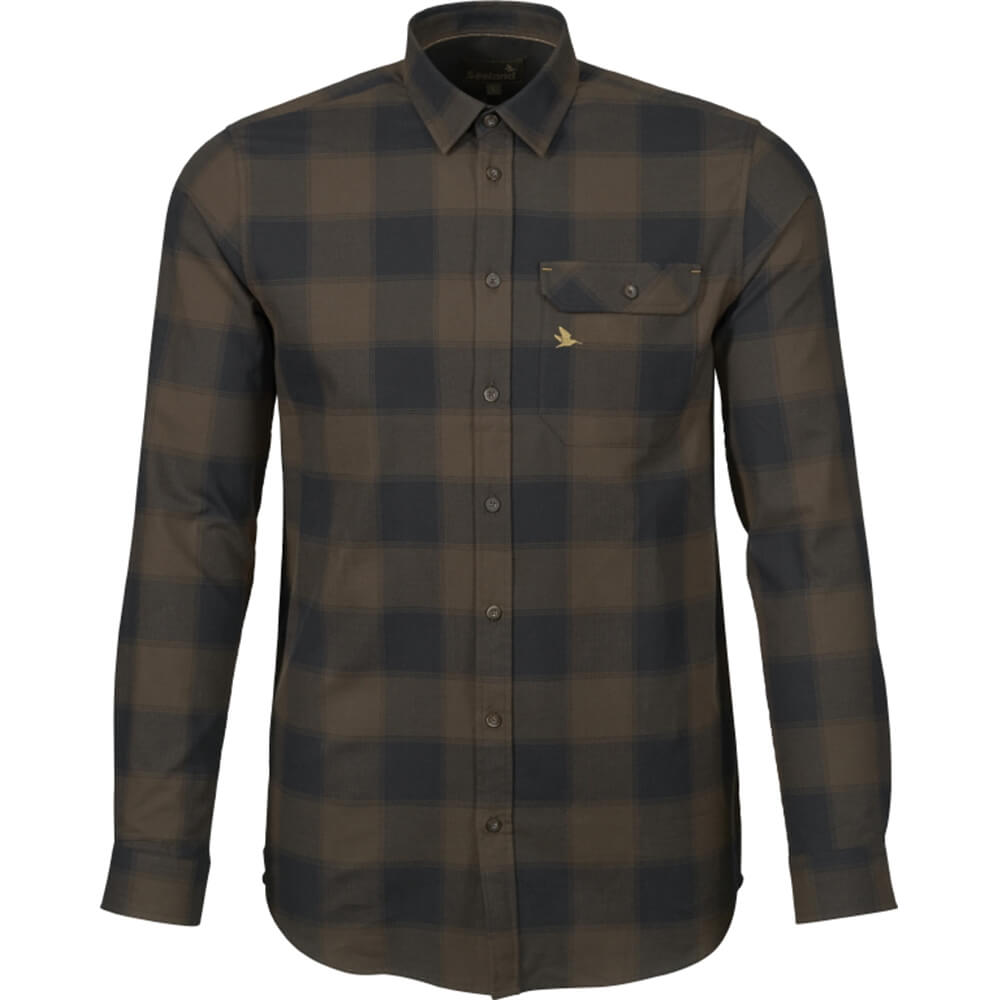  Seeland Highseat overhemd Hunter (bruin) - Overhemden