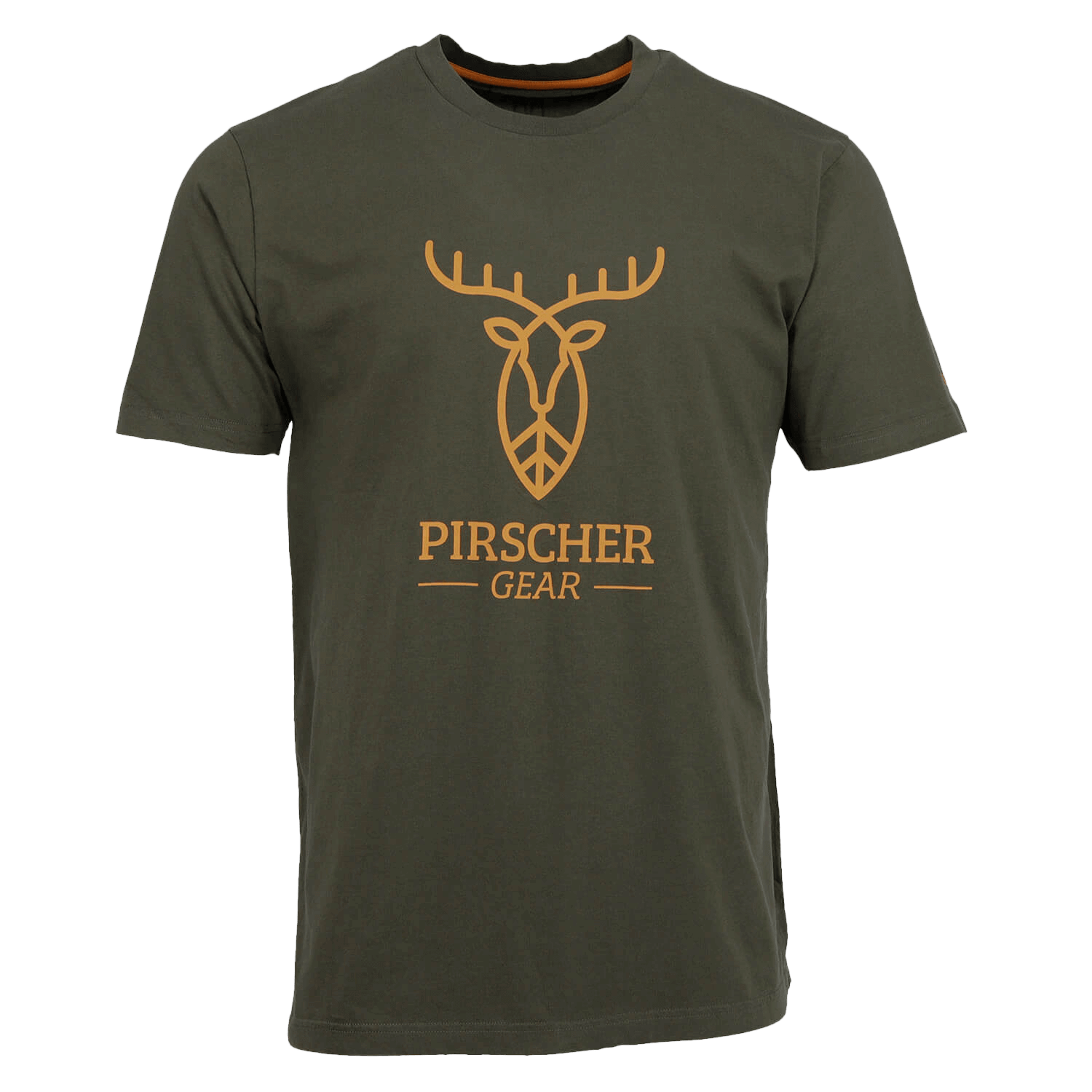  Pirscher Gear T-Shirt Full Logo (Groen) - Jachtshirts