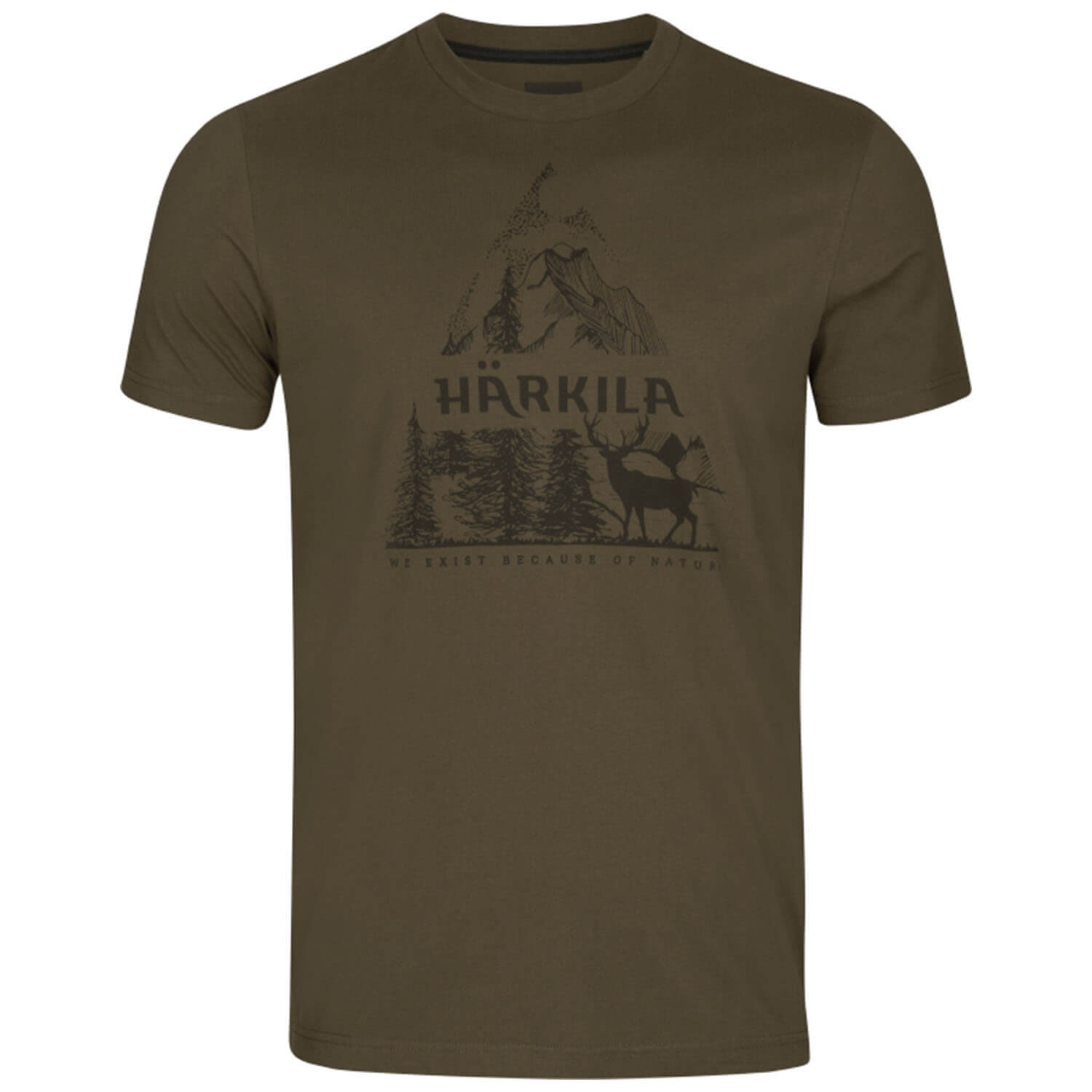  Härkila Natuur T-shirt (Wilgengroen) - Jachtshirts