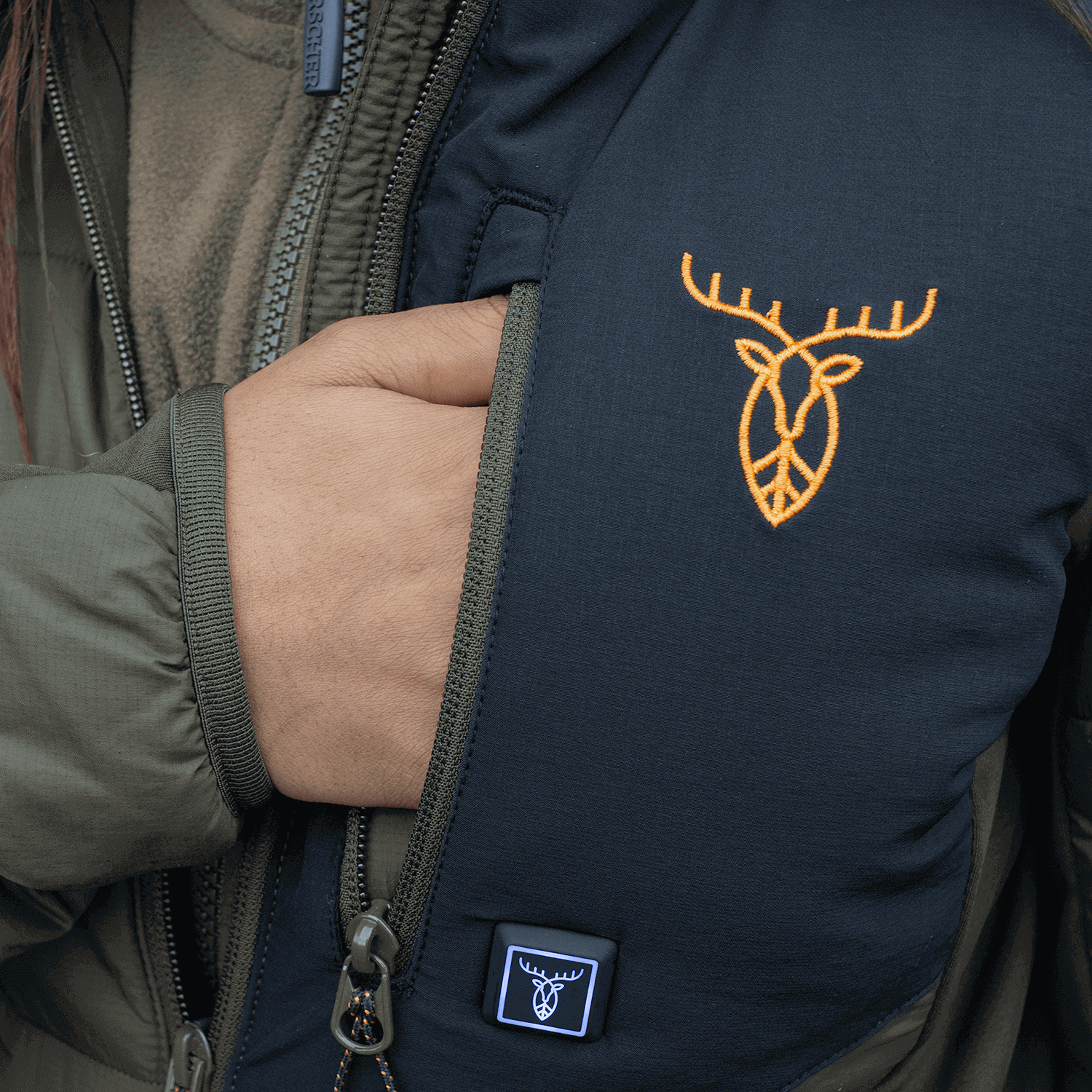  Pirscher Gear Dames verwarmde jas