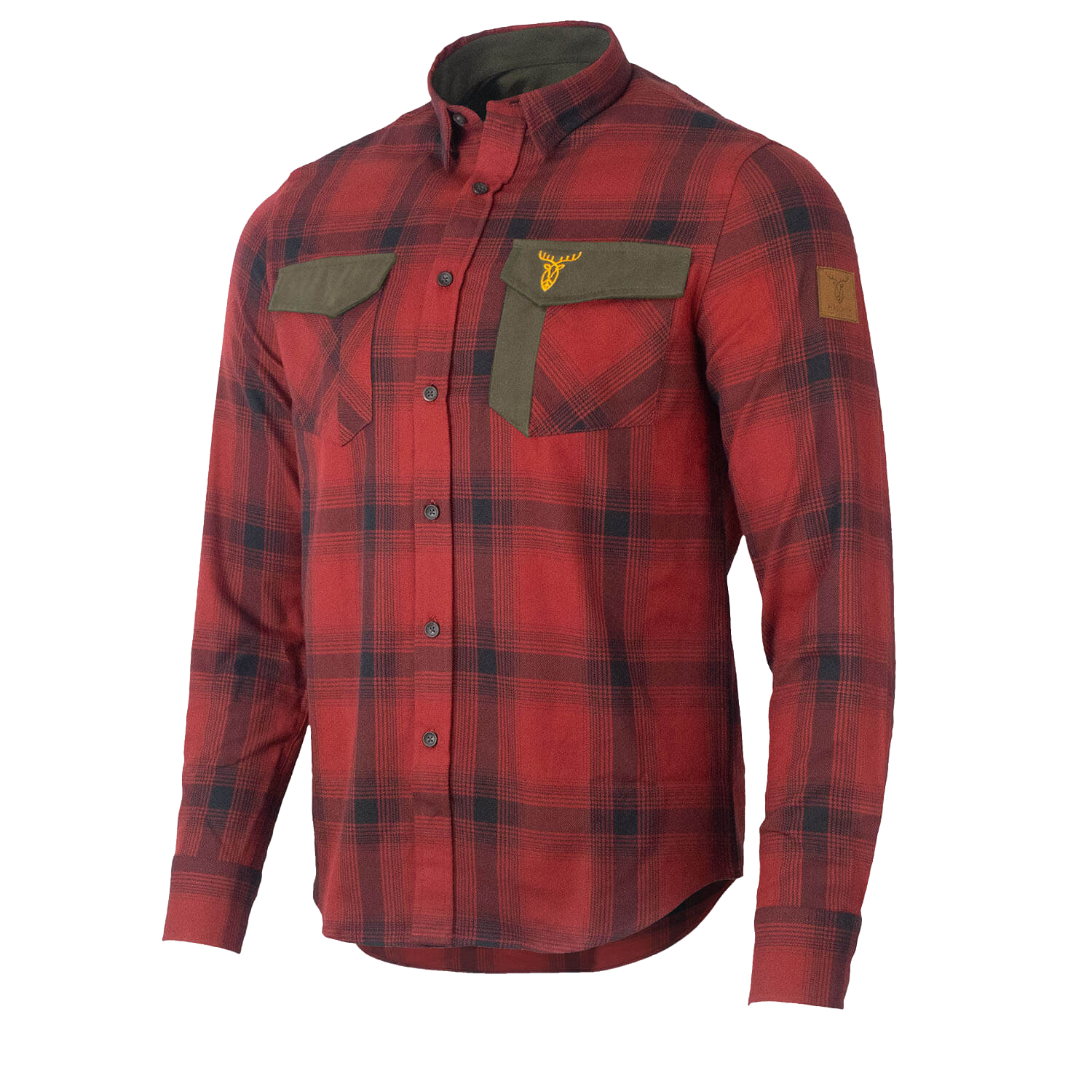  Pirscher Gear Forest Shirt (Vuurrood)