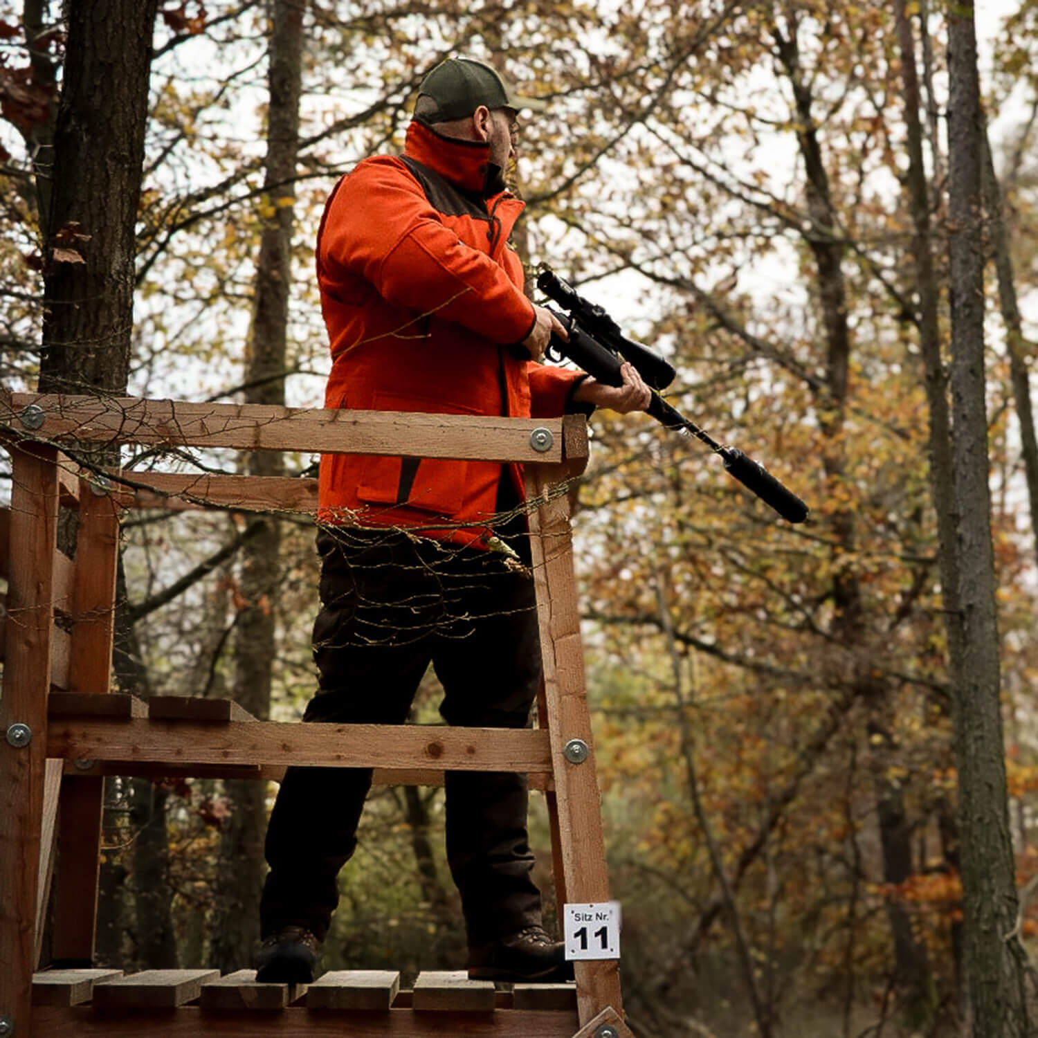 Rascher gedreven jachtjas