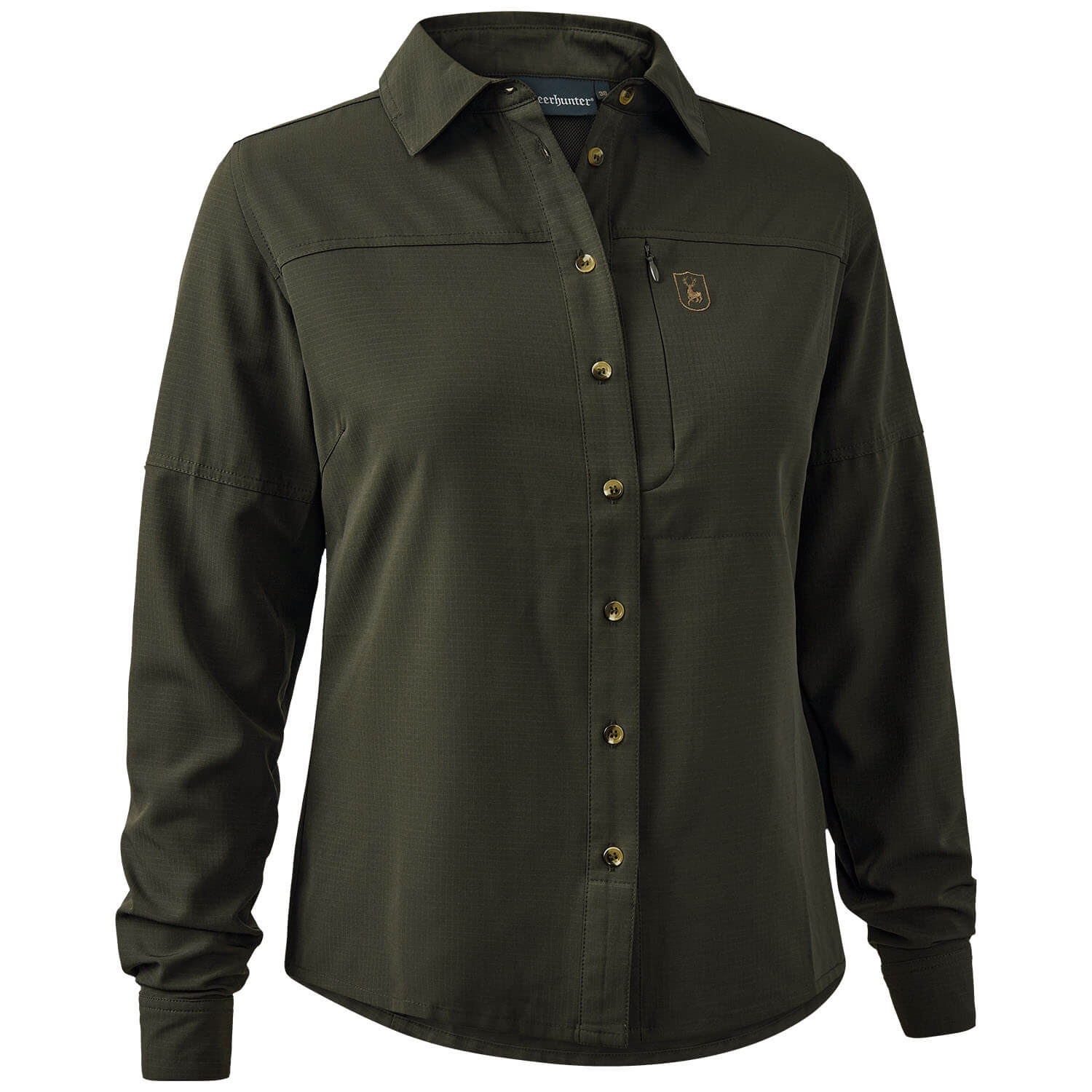  Deerhunter Lady Canopy jachthemd (Bosgroen) - Jachtkleding Dames