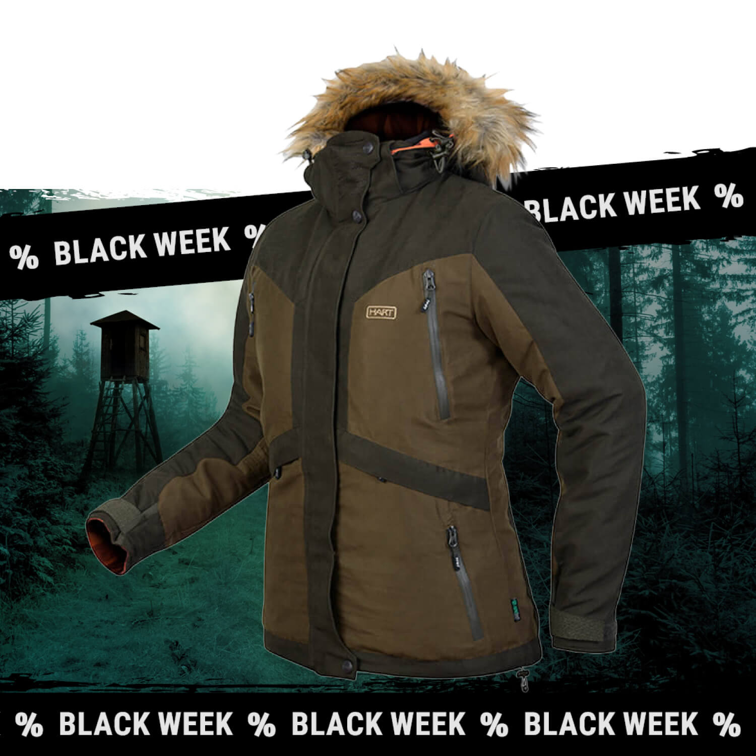  Hart Dames winter omkeerbare jas Altai-J