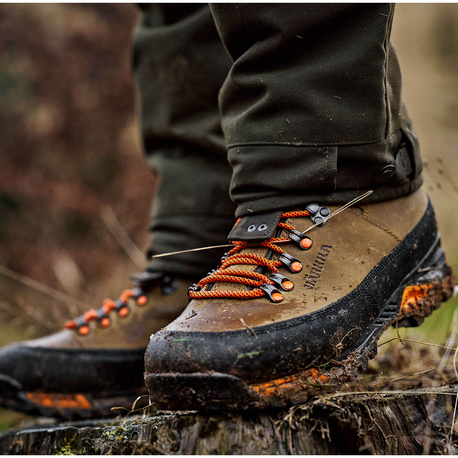  Härkila Jachtlaarzen Saxnäs GTX (Middenbruin/Oranje)