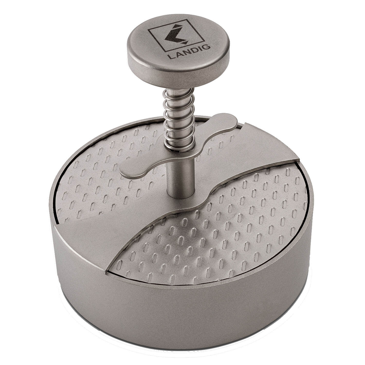  Landig Professionele hamburgerpers 110mm - Buitenkoken