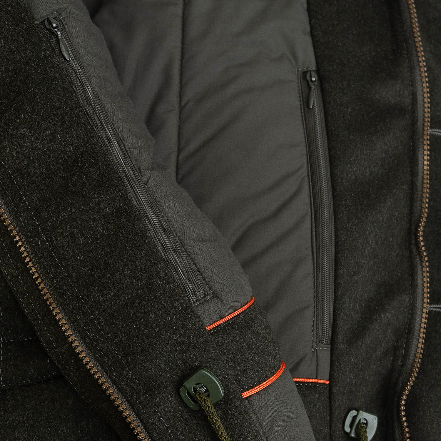 Rascher Classic-Iso loden jas (groen)