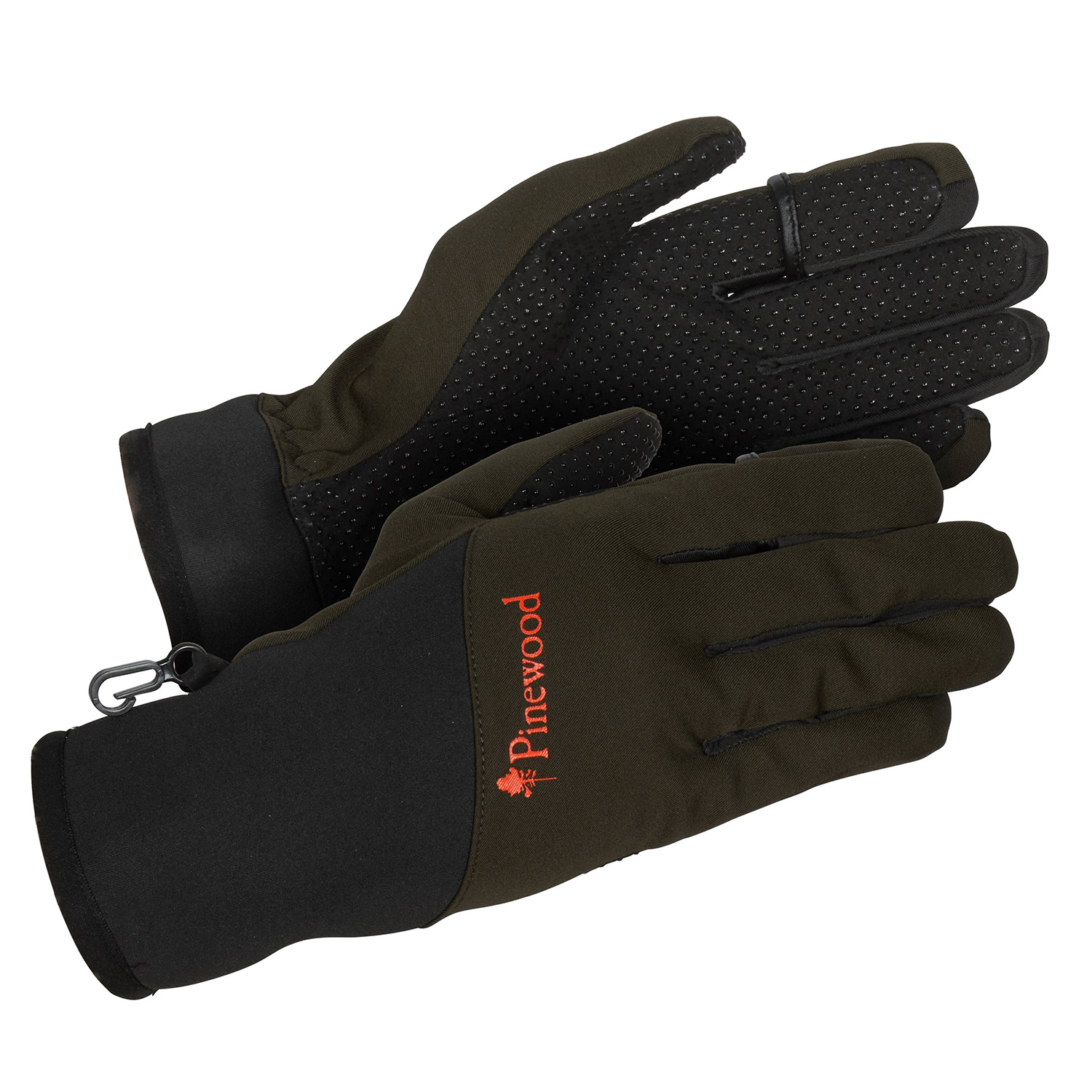  Pinewood Jagers Neopreen Handschoenen (Mosgroen/Zwart) - Handschoenen