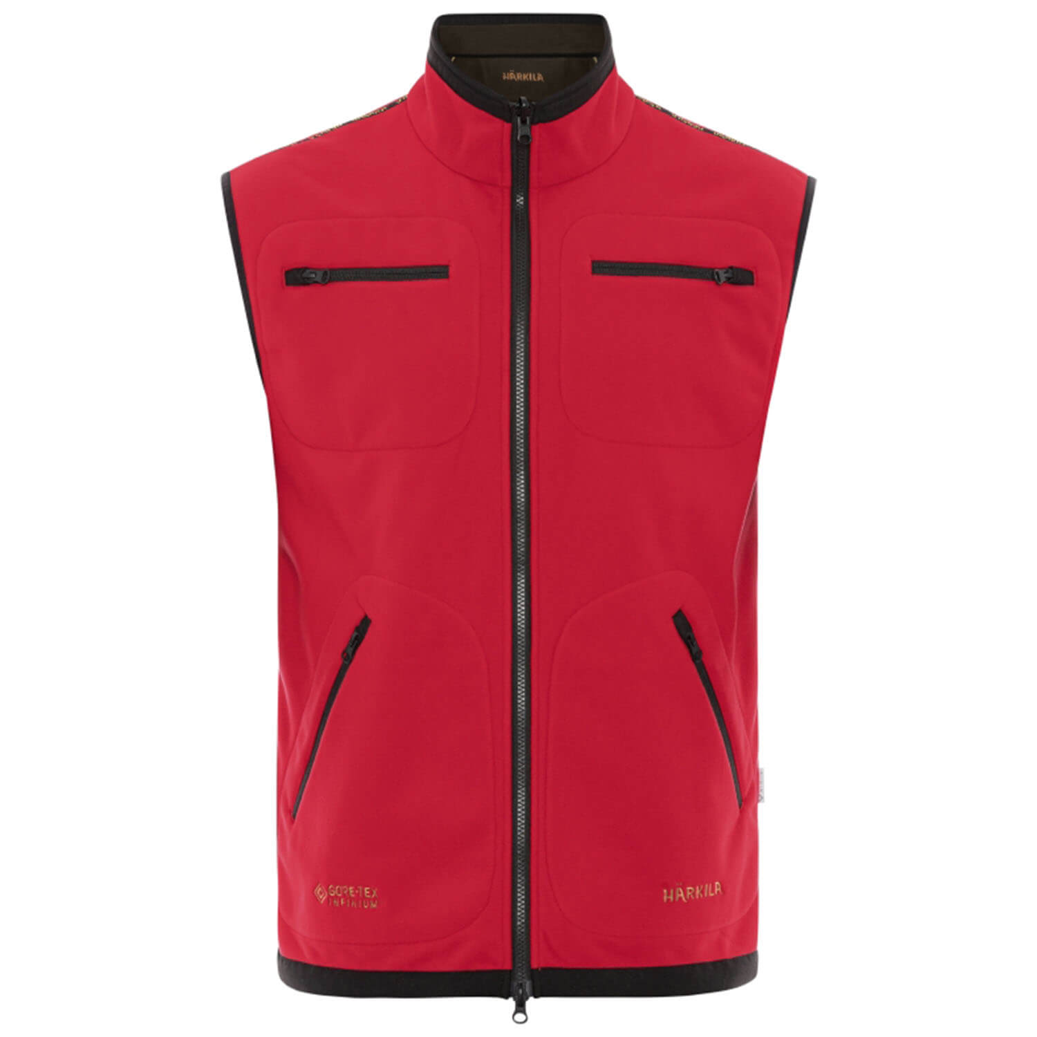  Härkila Kamko fleece vest (bruin/rood)