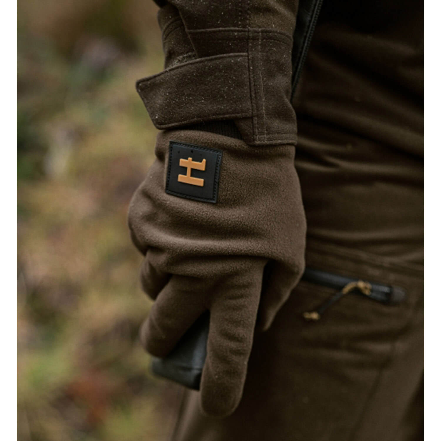  Härkila Hunter Handschoenen Bos WSP (Groen/Schaduwbruin)
