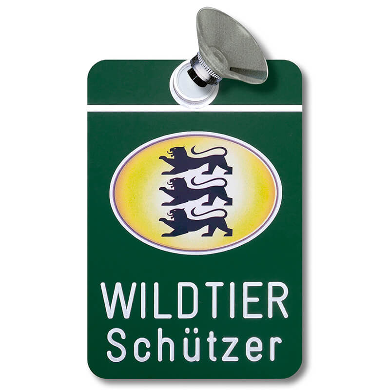 Autobord Wildlife natuurbeschermer Baden-Württemberg