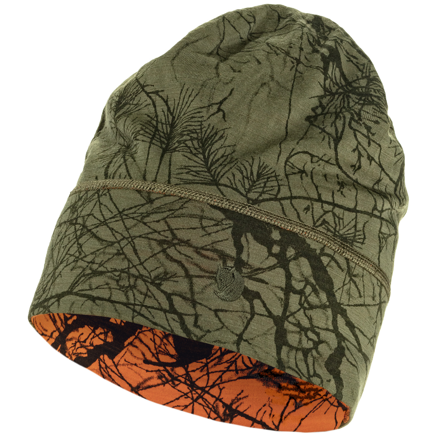  Fjällräven Lapland Camo muts (groen/oranje) - Mutsen & petten