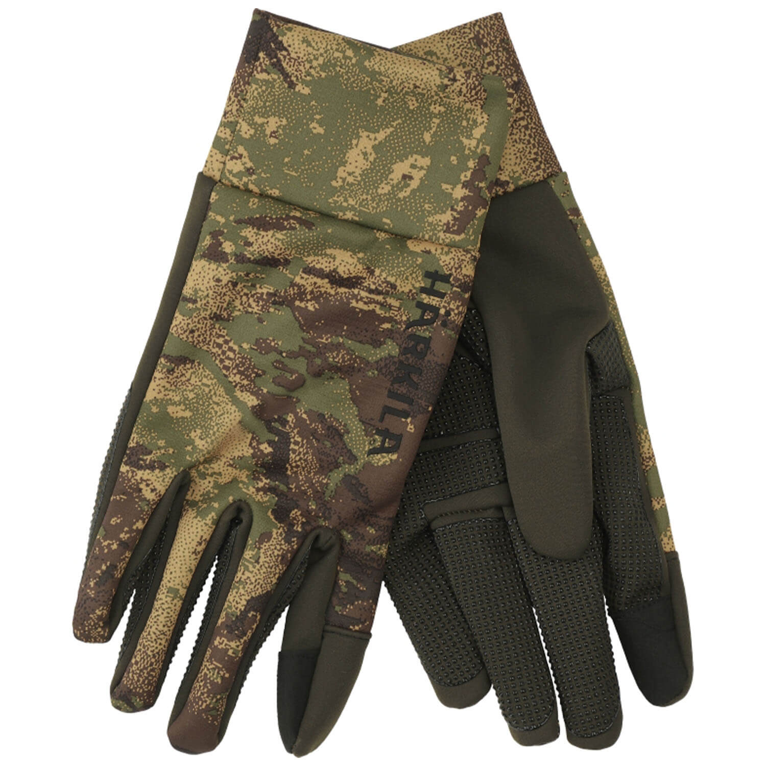 Härkila Handschoenen Deer Stalker Fleece (AXIS MSP) - Camouflage handschoenen