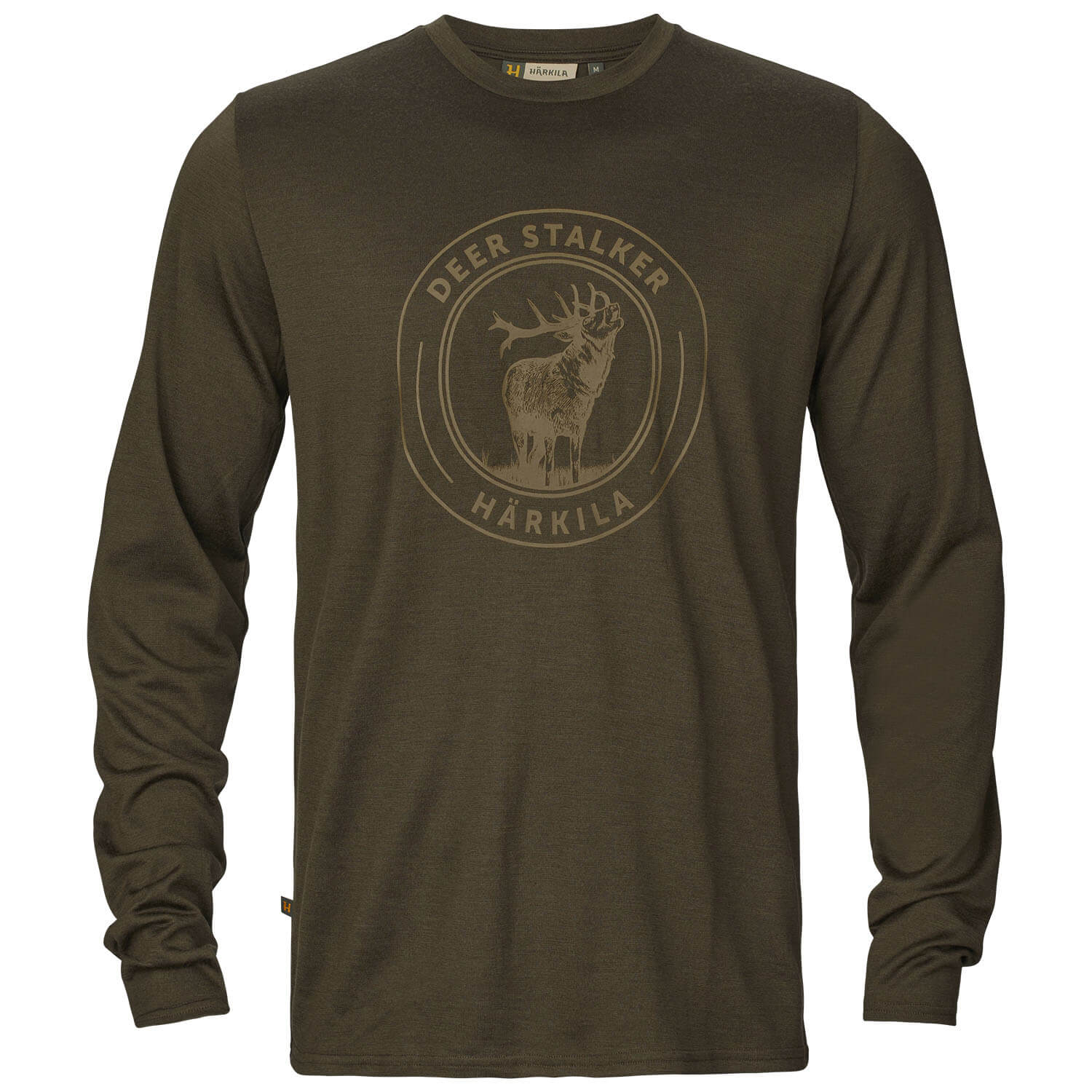  Härkila Wild shirt met lange mouwen (Willow Green Stag) - Jachtshirts