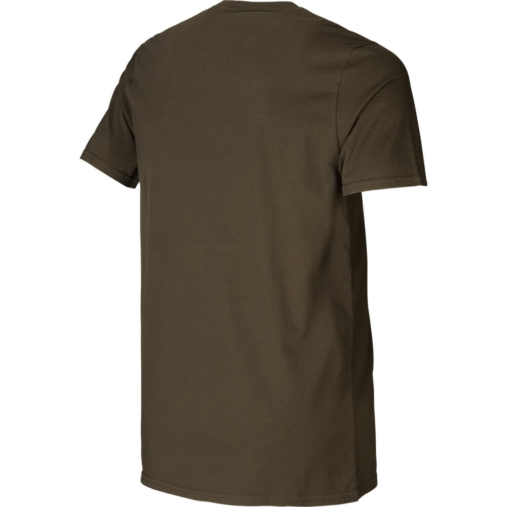  Härkila T-shirt 2-pack grafisch (wilgengroen/laatbruin)
