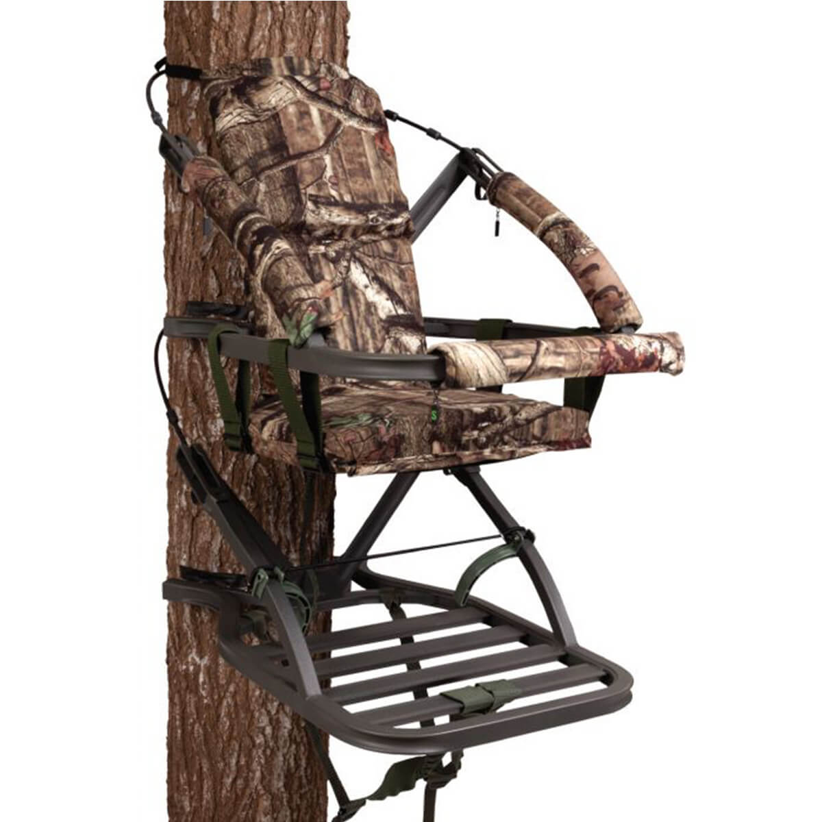  Summit Treestands  zelfklimmende boomstandaard Mini Viper SD Mossy Oak