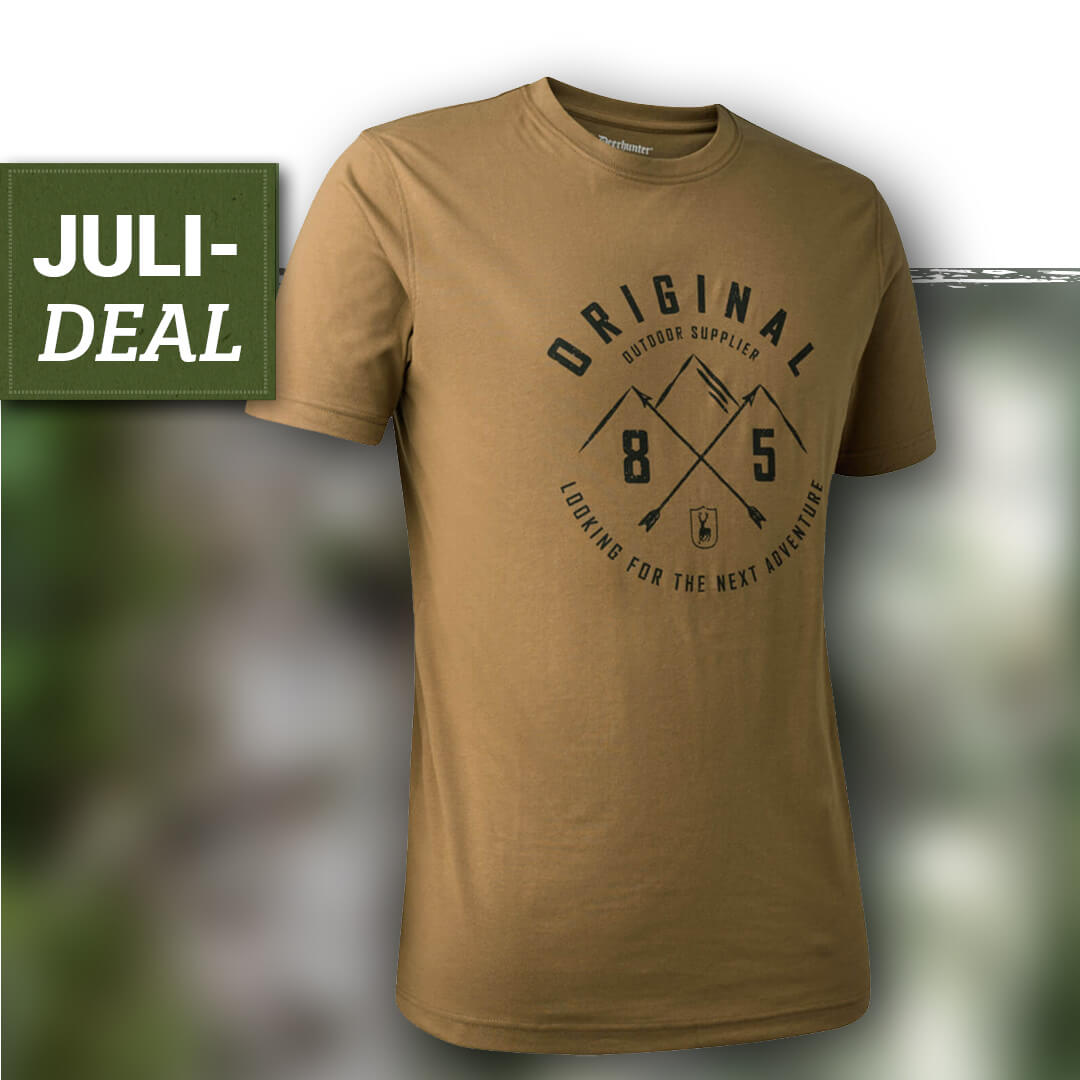  Deerhunter T-shirt Nolan (Butternut) - Jachtshirts