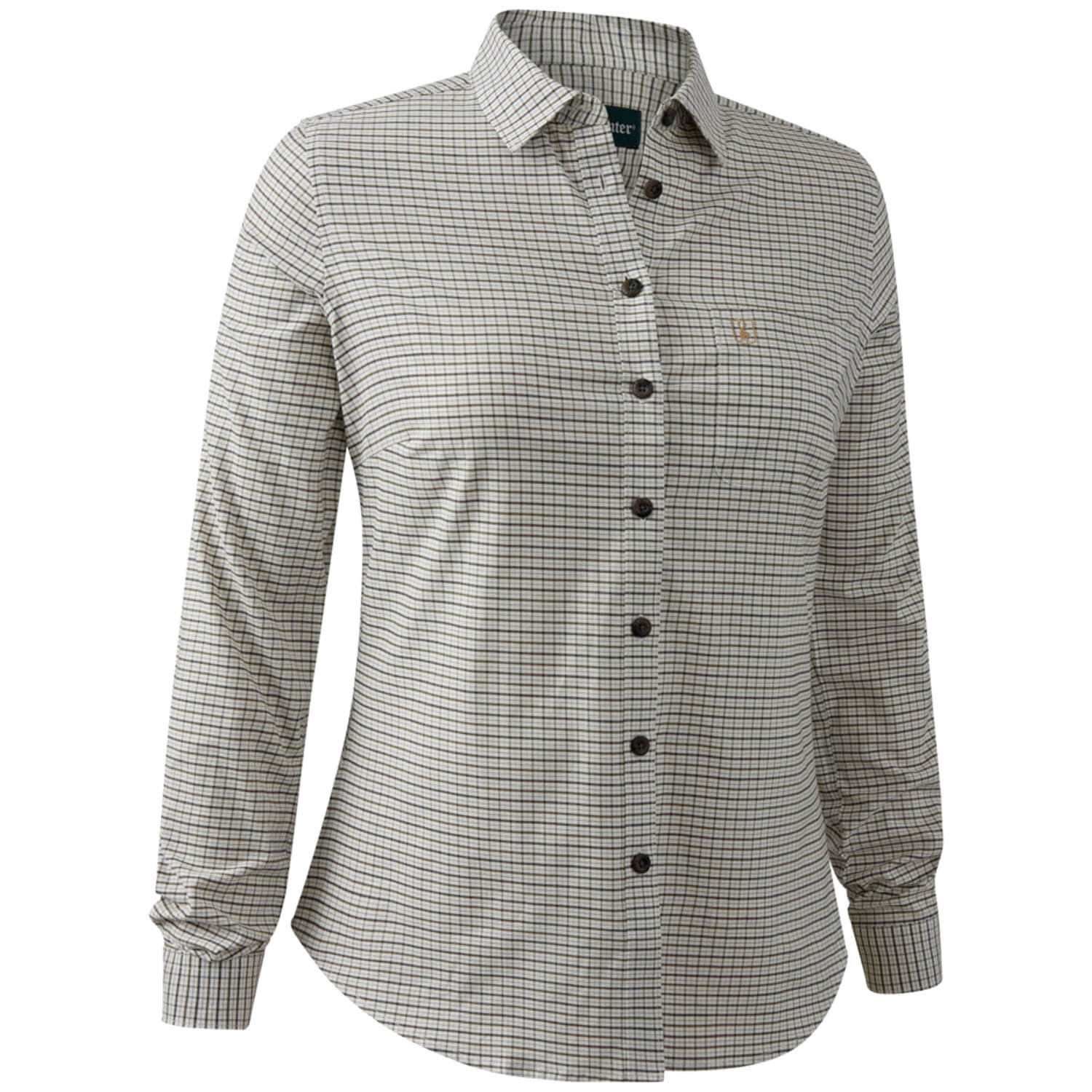 Deerhunter Jachthemd Lady Sara (Groen Ruitje) - Blouses & shirts