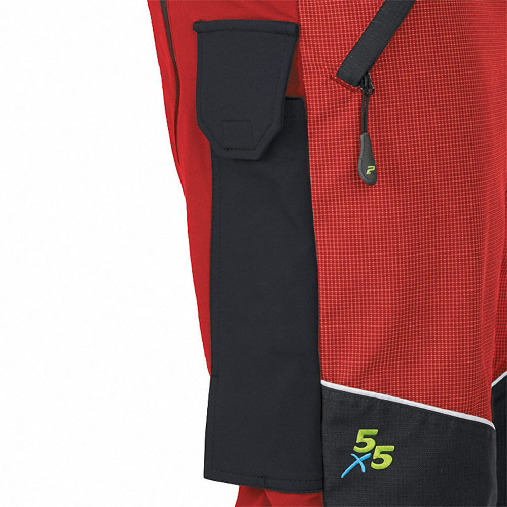  Wildzwijn beschermingsbroek P.SS Xtreme Protect (rood)