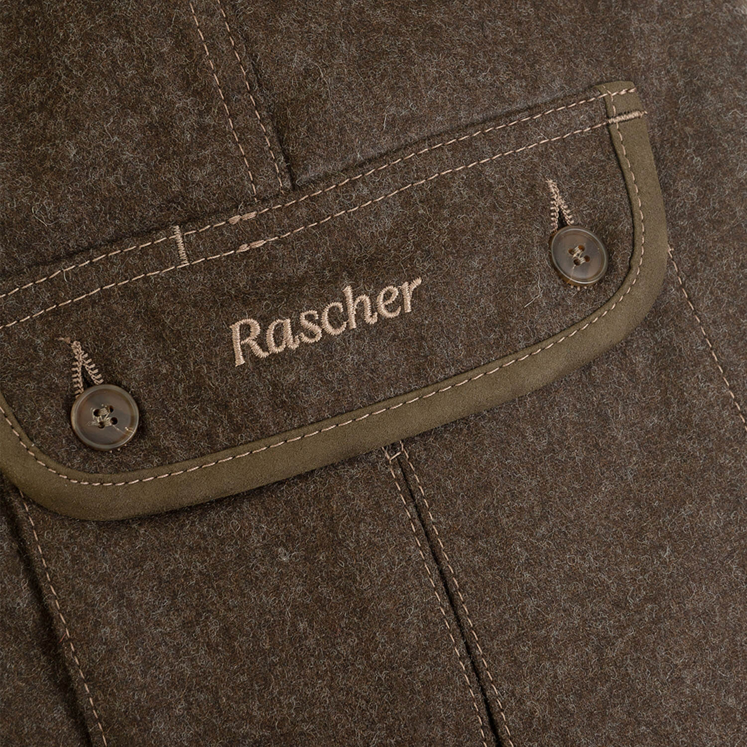 Rascher Damen-Lodenhose Prestige (Braun)