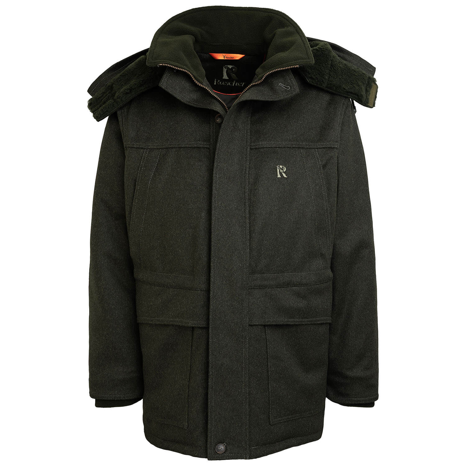 Rascher Classic-Iso loden jas (groen)