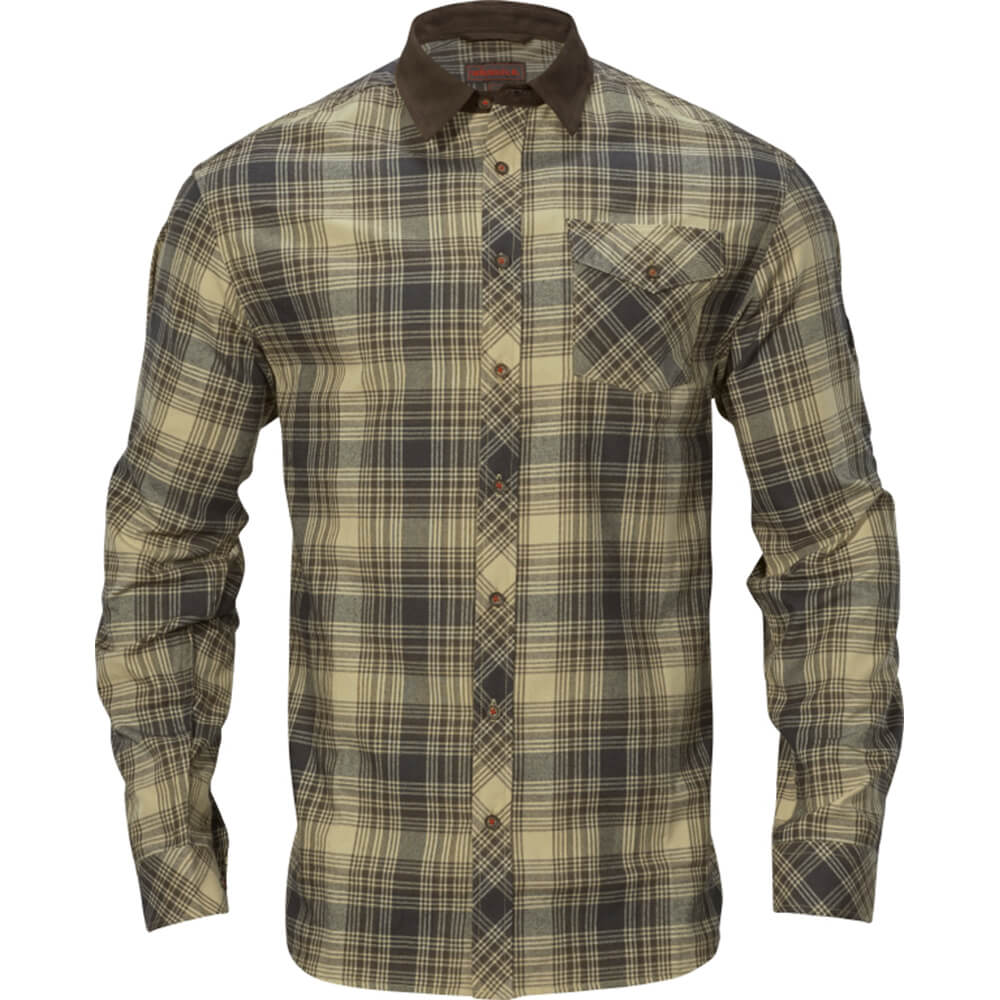  Härkila Driven Hunt flanellen overhemd (teakruit) - Overhemden & shirts